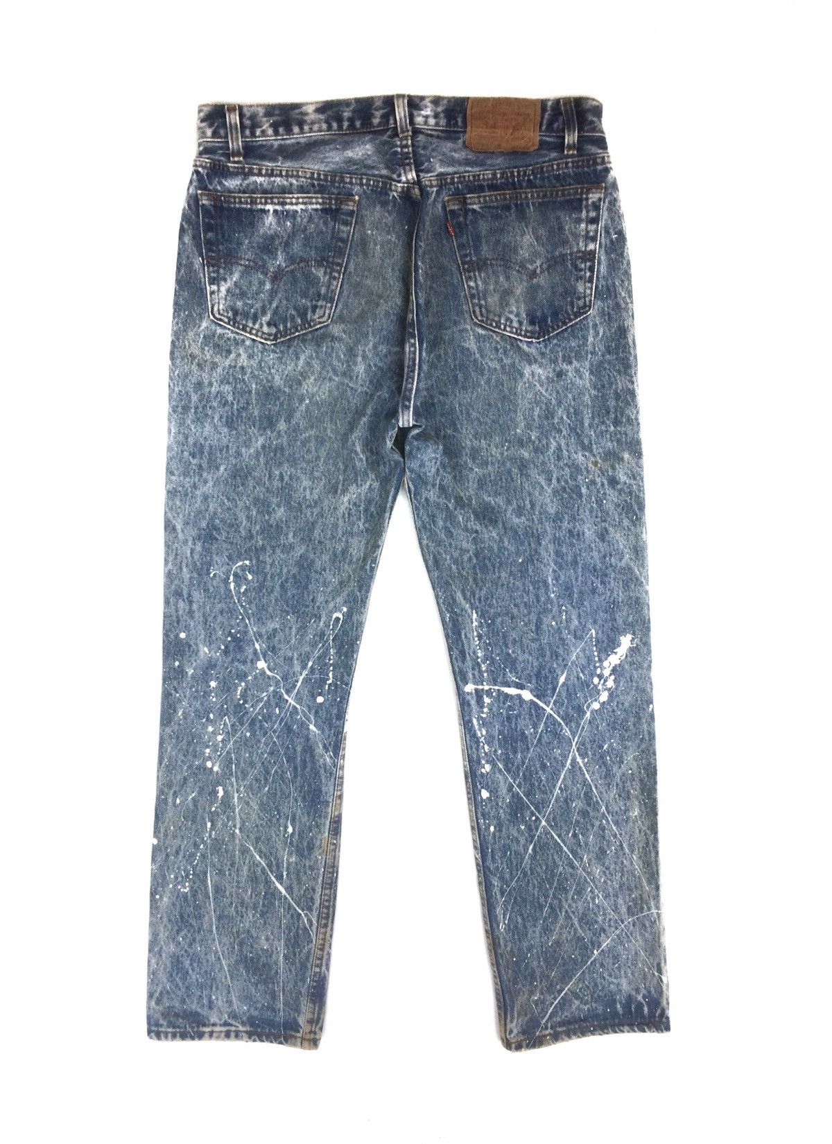Levi's Made & Crafted Rebuild Levi's 501 Distressed Painter Denim Jeans USA Made Size US 34 / EU 50 - 5 Thumbnail