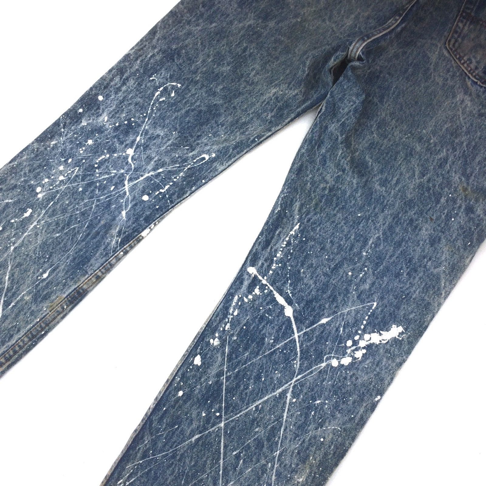 Levi's Made & Crafted Rebuild Levi's 501 Distressed Painter Denim Jeans USA Made Size US 34 / EU 50 - 9 Thumbnail