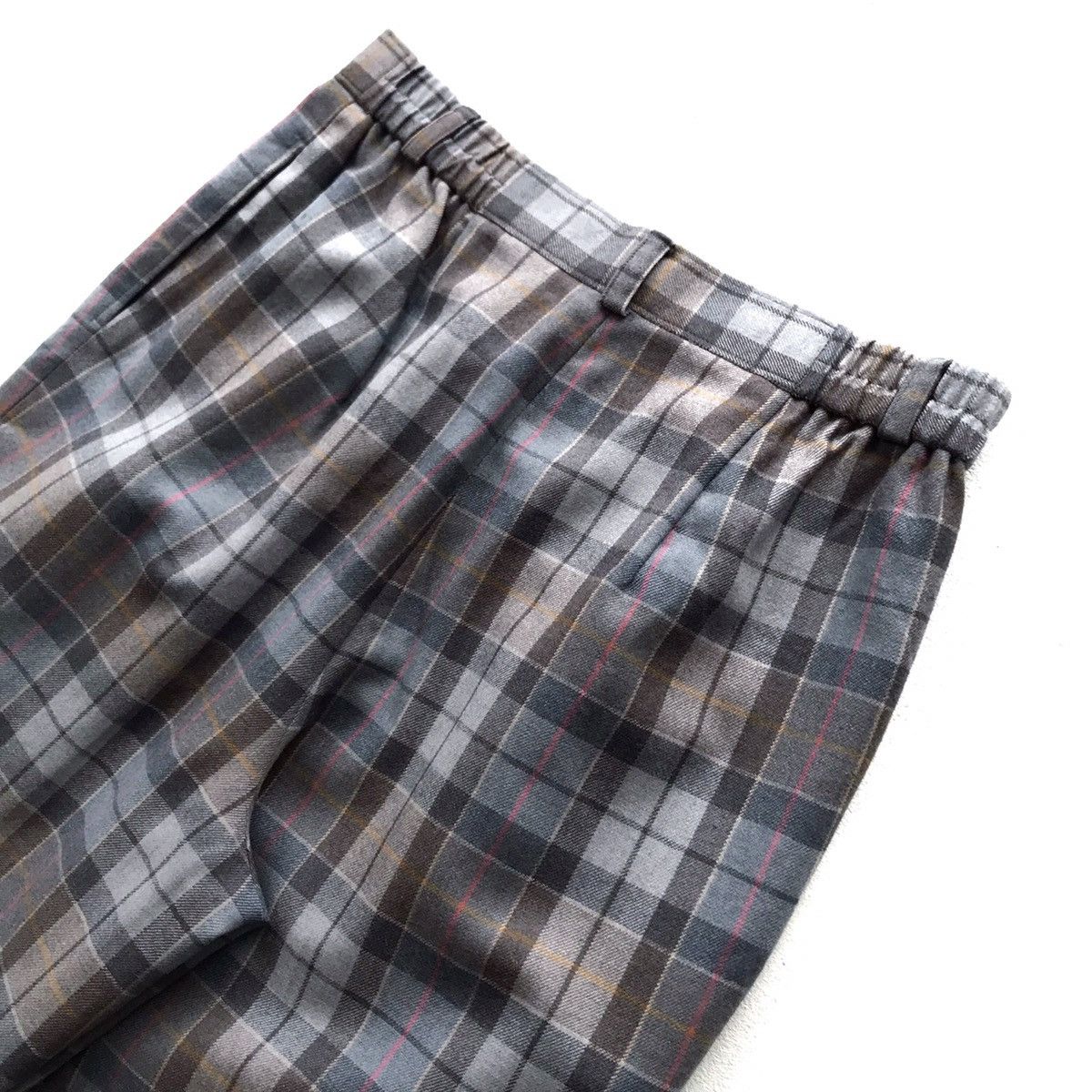 Designer × Japanese Brand 90s Classic Checked Balloon Tapered Pant Yohji Yamamoto Era Size US 31 - 8 Thumbnail