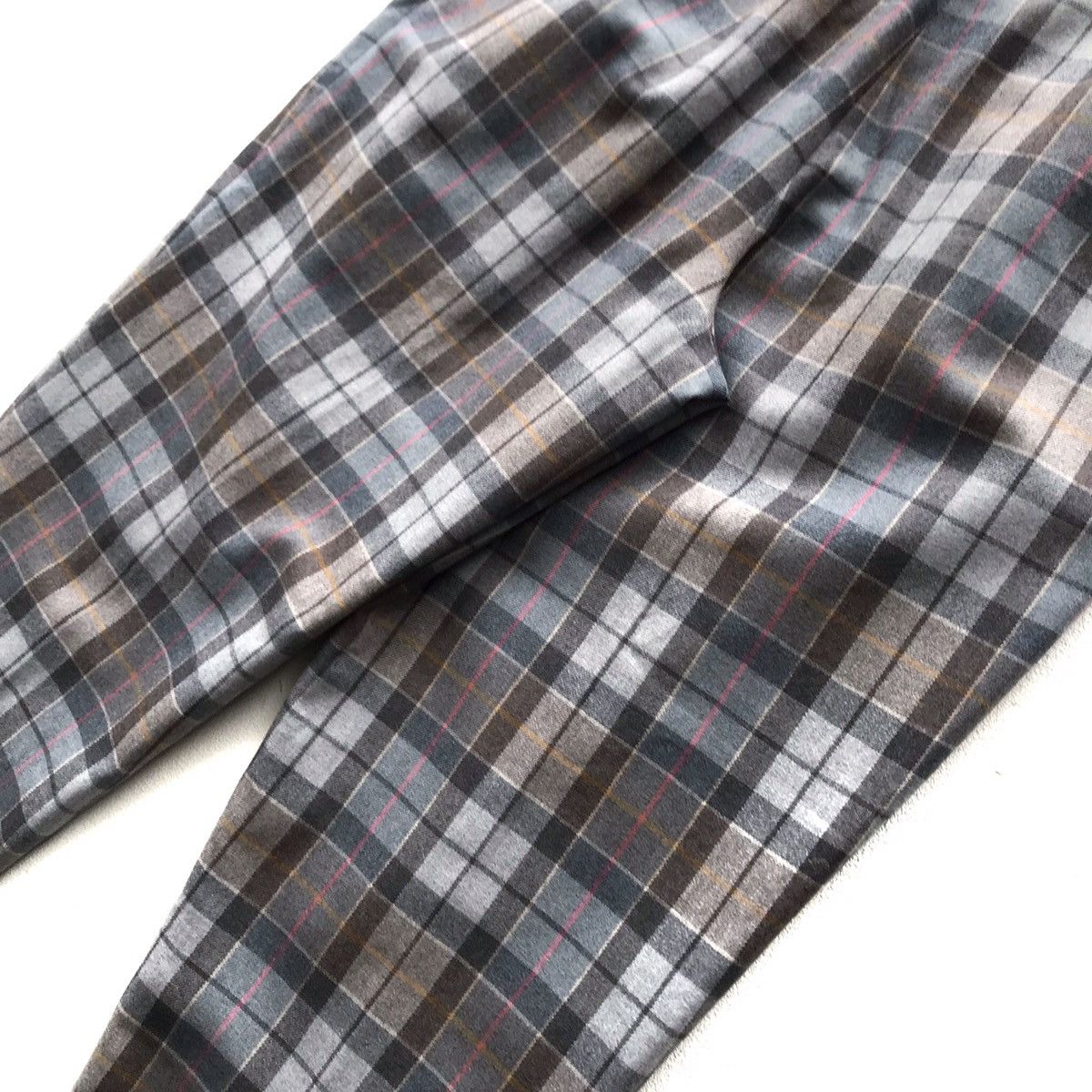 Designer × Japanese Brand 90s Classic Checked Balloon Tapered Pant Yohji Yamamoto Era Size US 31 - 9 Thumbnail