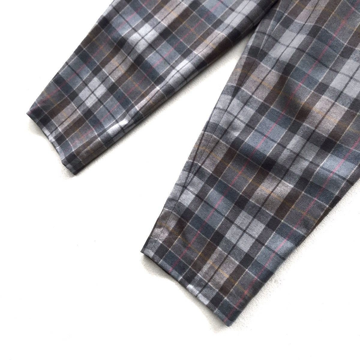 Designer × Japanese Brand 90s Classic Checked Balloon Tapered Pant Yohji Yamamoto Era Size US 31 - 6 Thumbnail