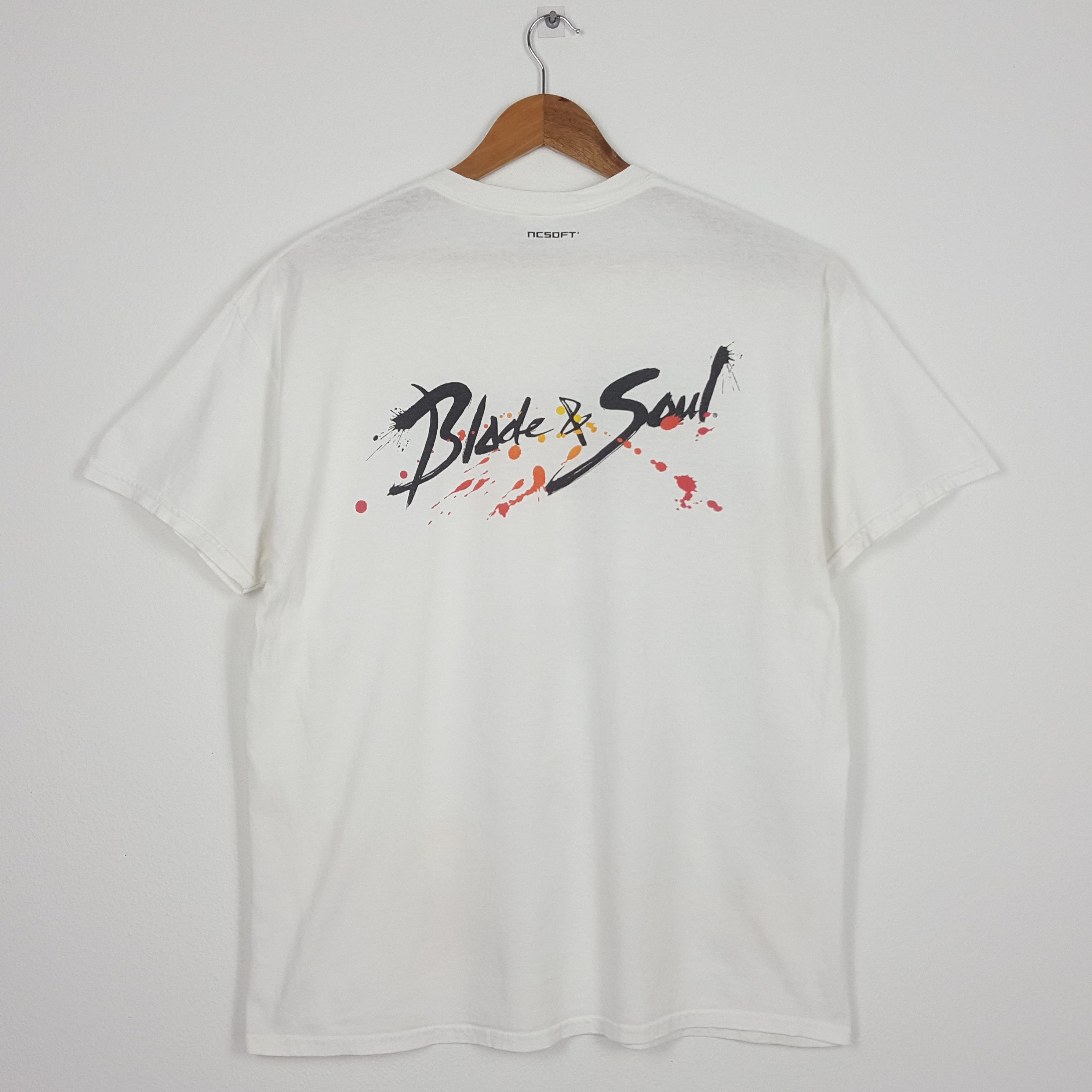 Playstation × The Game × Vintage Vintage Blade & Soul Game PlayStation Big Print T-Shirt Size US XL / EU 56 / 4 - 4 Thumbnail