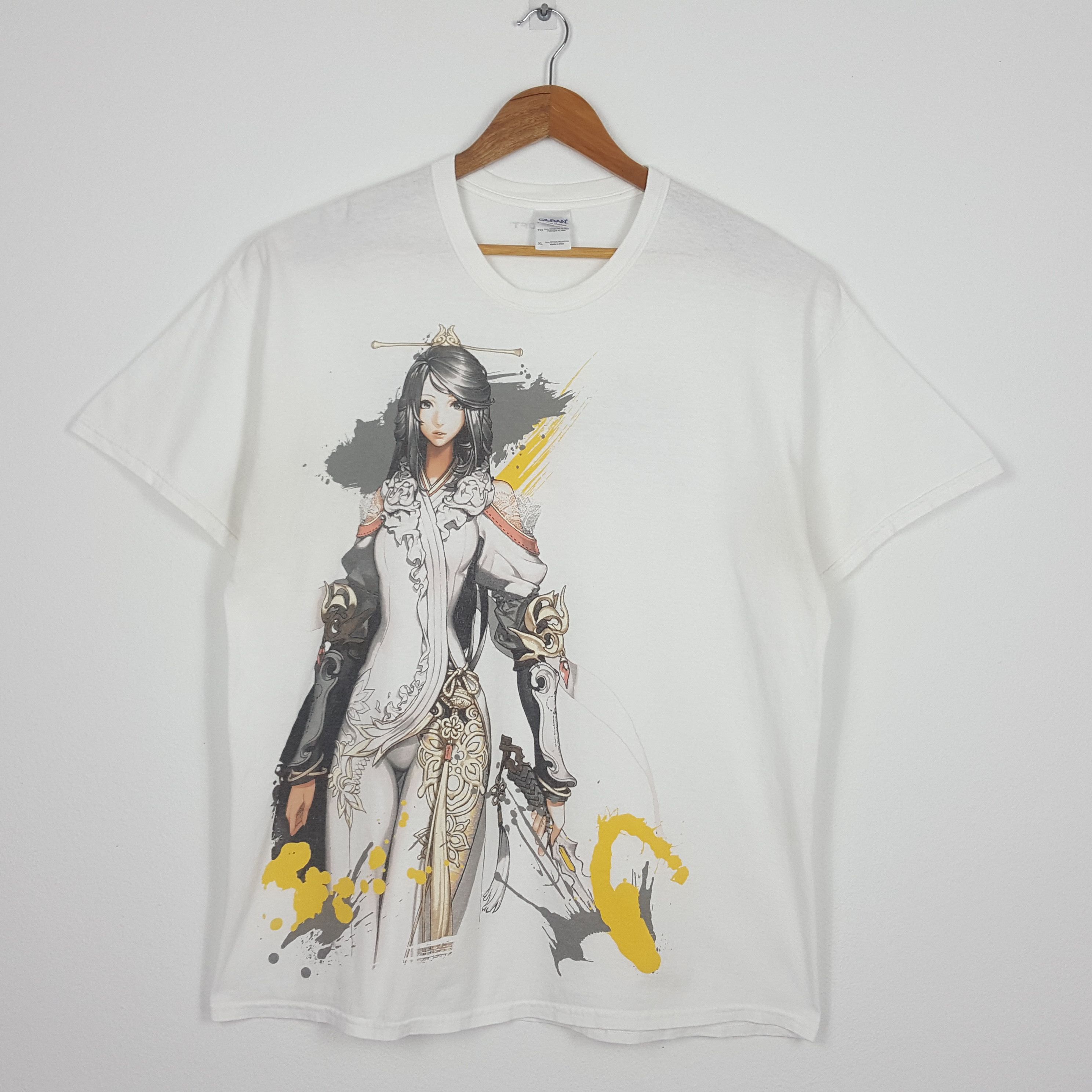 Vintage Blade & Soul Game PlayStation Big Print T-Shirt