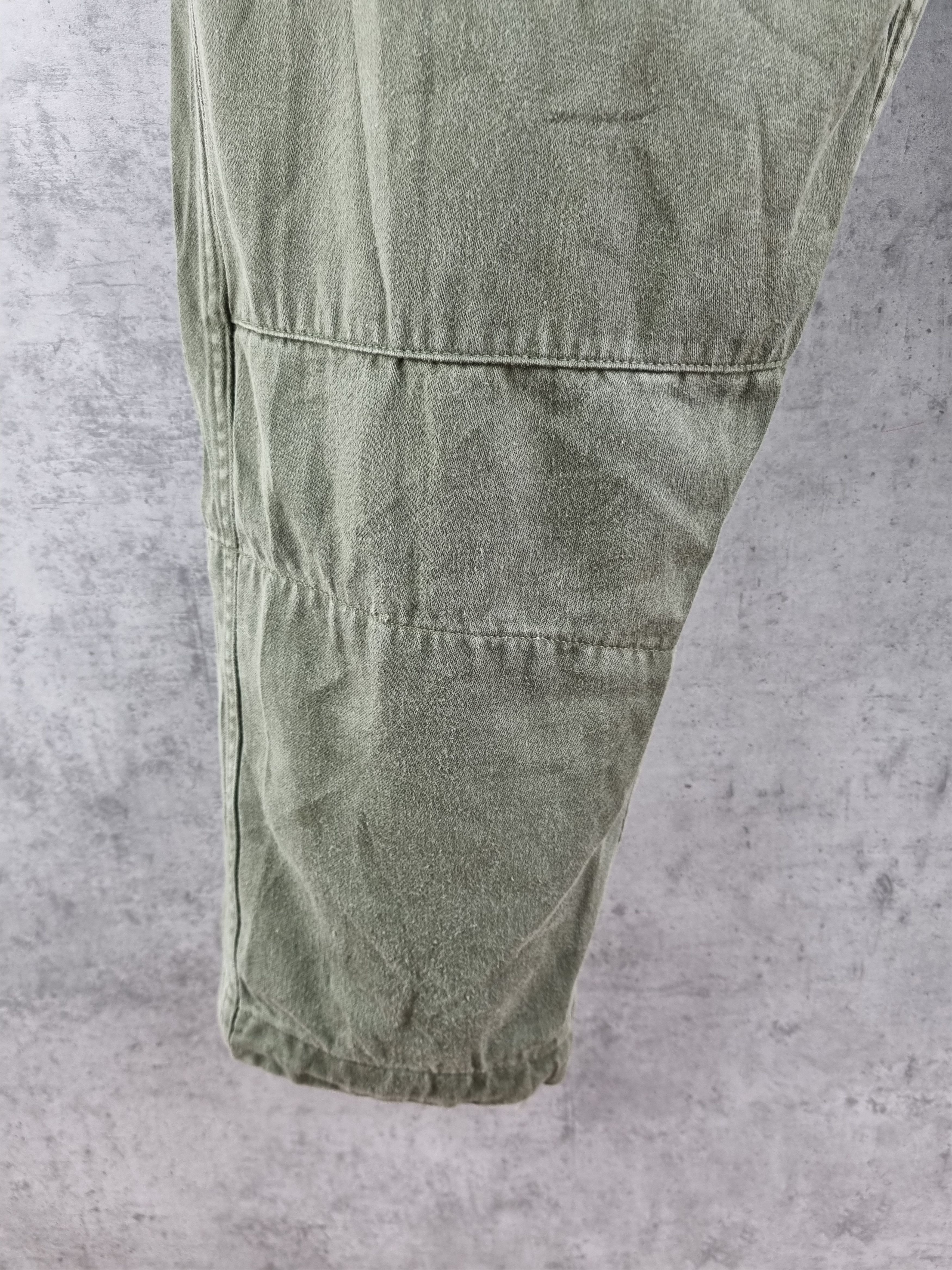 Japanese Brand 1968 Faded Double Knees Military Cargo Vintage Pants Size US 32 / EU 48 - 12 Thumbnail