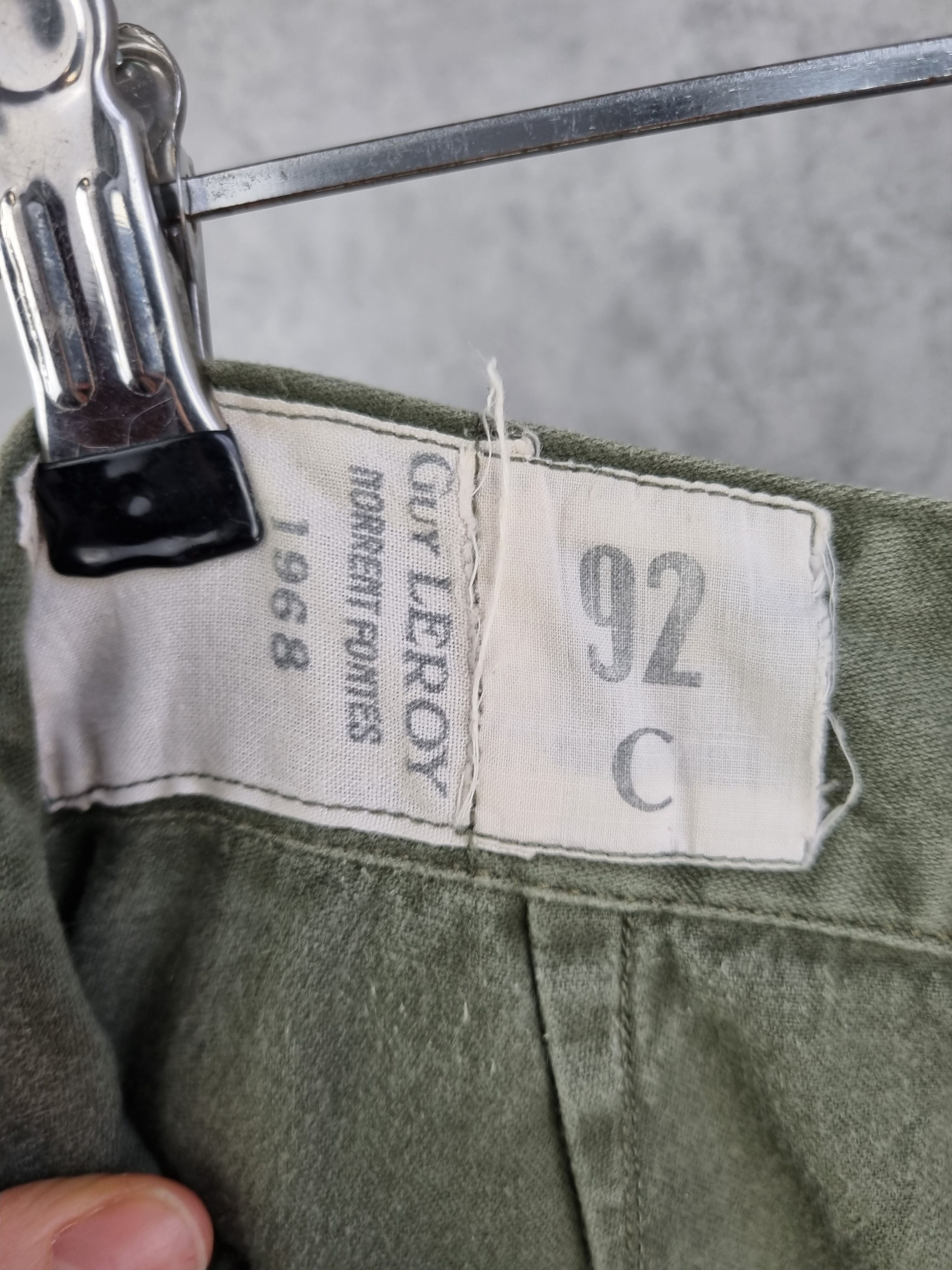 Japanese Brand 1968 Faded Double Knees Military Cargo Vintage Pants Size US 32 / EU 48 - 6 Thumbnail