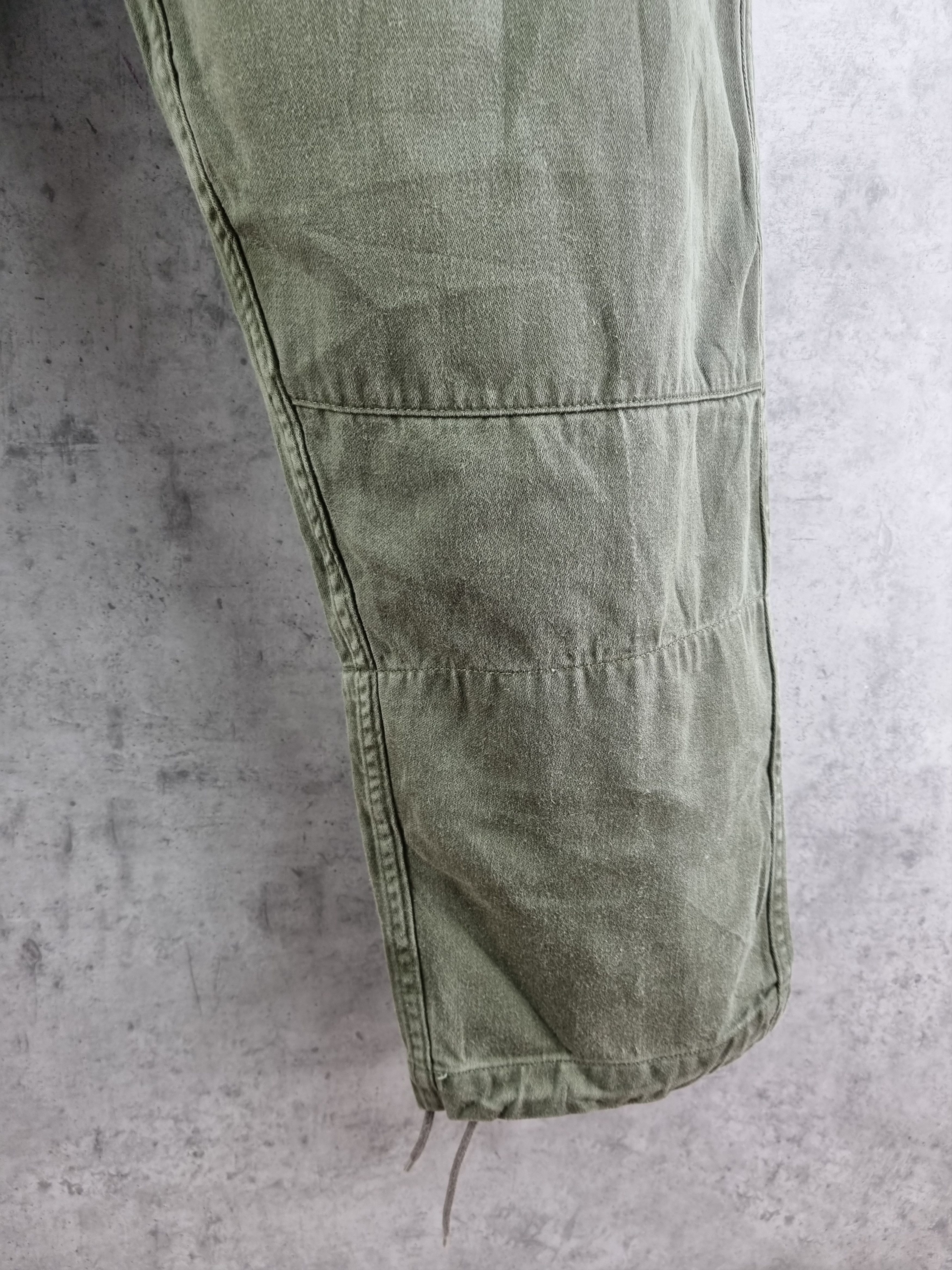Japanese Brand 1968 Faded Double Knees Military Cargo Vintage Pants Size US 32 / EU 48 - 13 Thumbnail