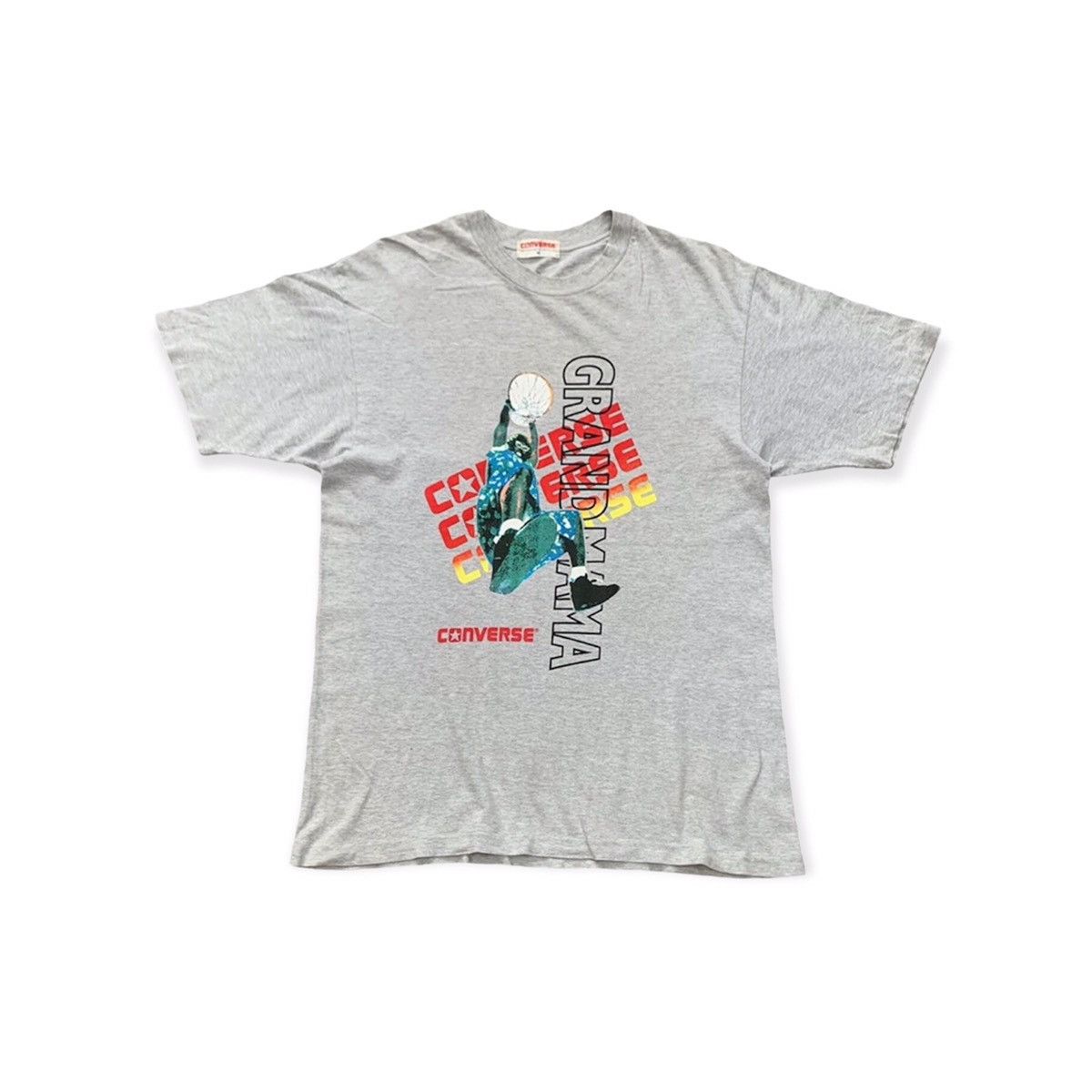 vintage converse grandmama lary johnson slamdunk tshirt