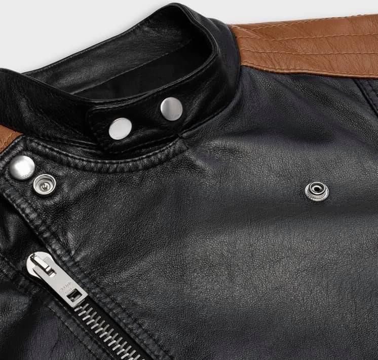Celine Cafe Racer Biker Jacket in Large