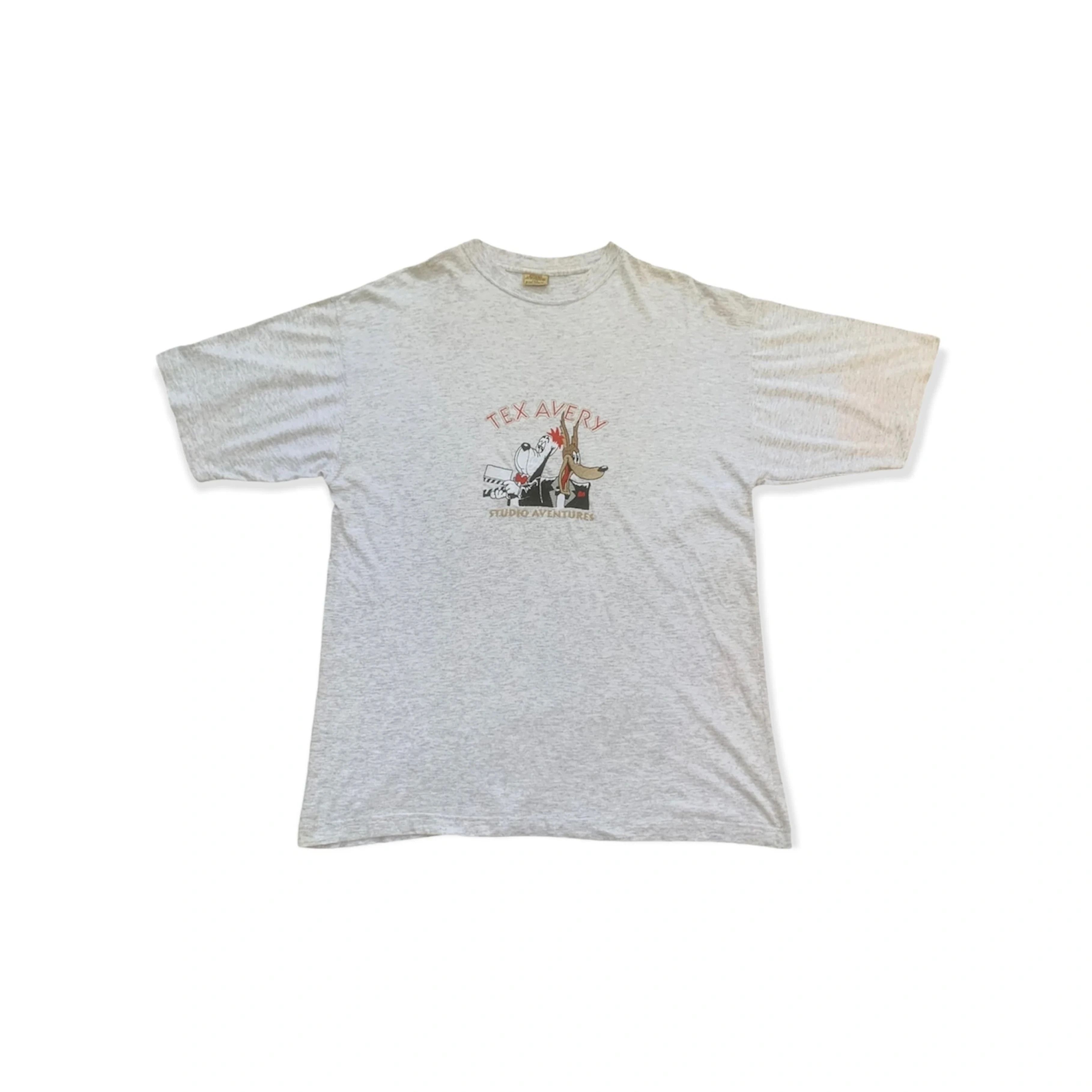 vintage tex avery studio adventures embroidery tees