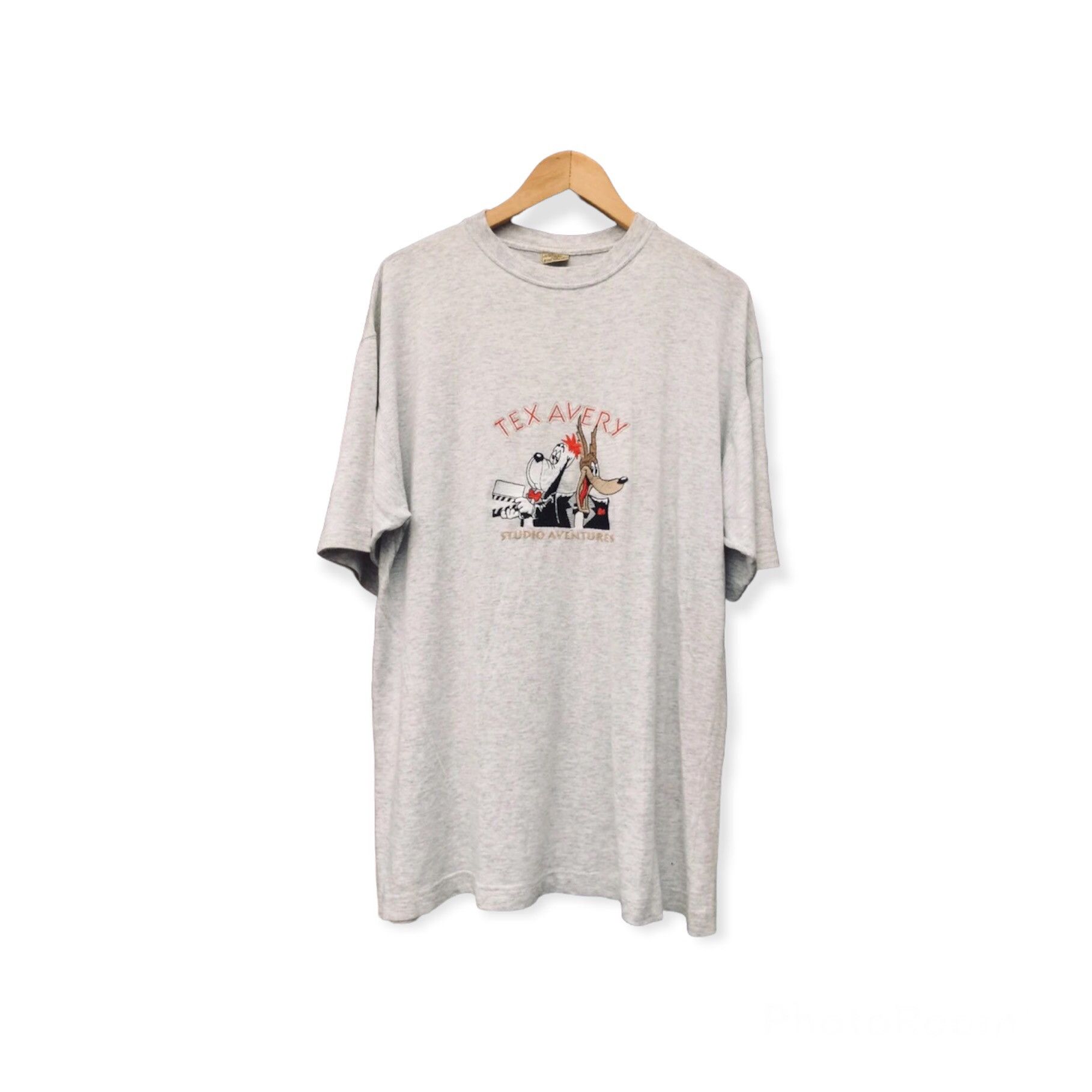 vintage tex avery studio adventures embroidery tees