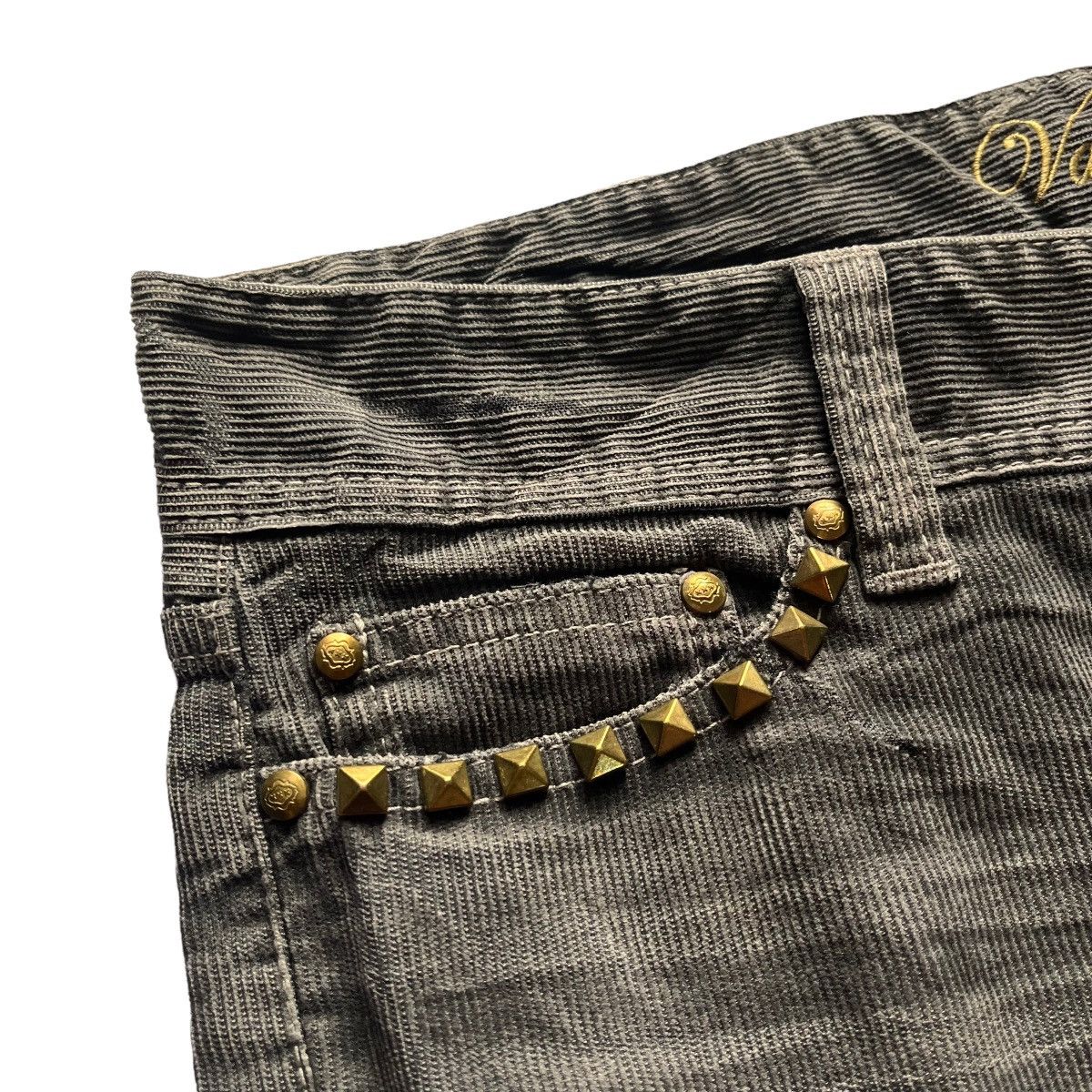 Beauty Beast × Japanese Brand × Vanquish Vanquish Japan Paint Splatter Corduroy Boot Cut Pants Size US 30 / EU 46 - 5 Thumbnail