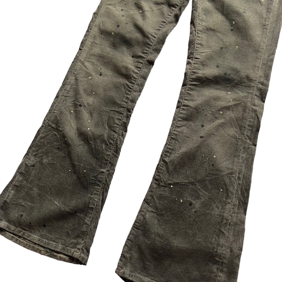 Beauty Beast × Japanese Brand × Vanquish Vanquish Japan Paint Splatter Corduroy Boot Cut Pants Size US 30 / EU 46 - 3 Thumbnail