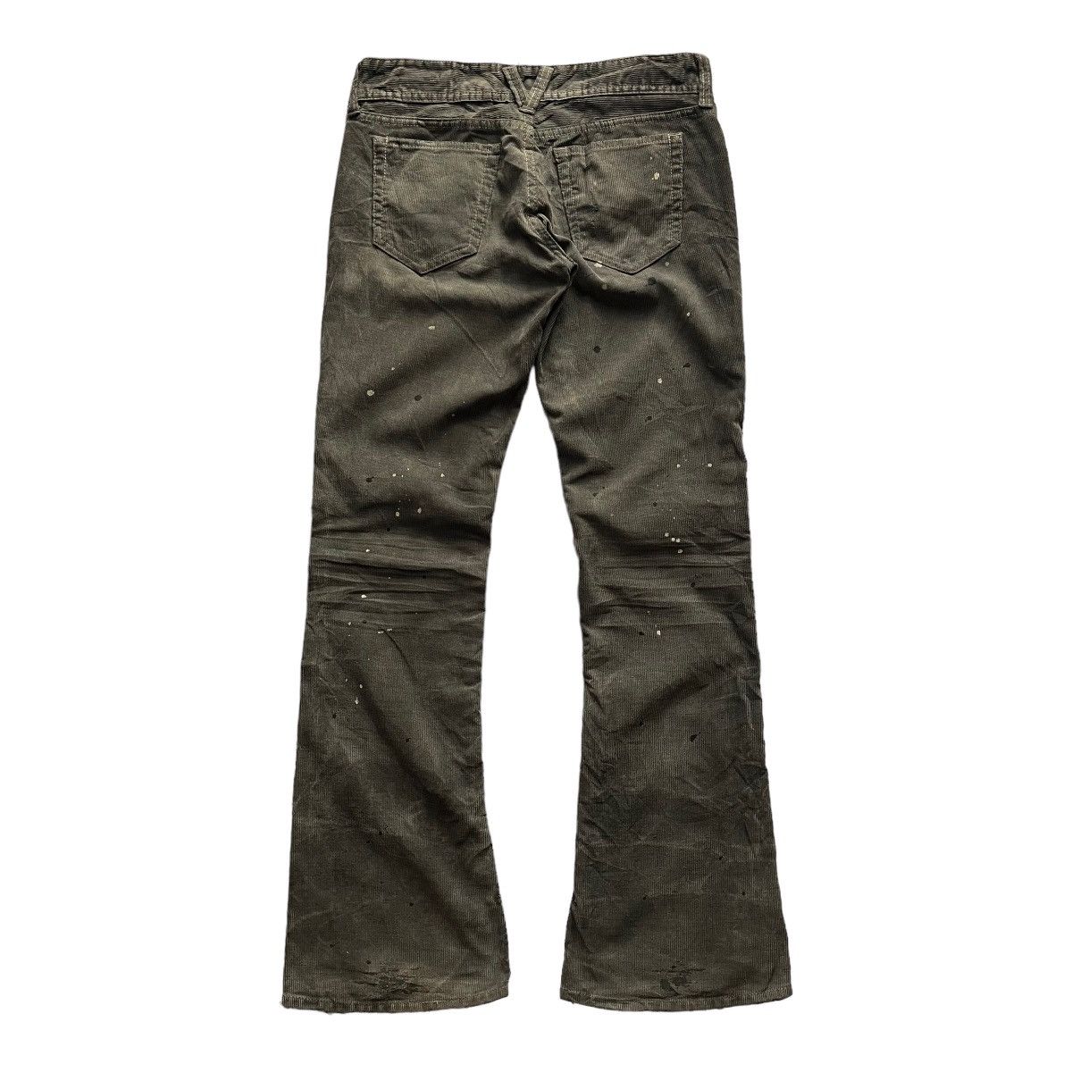 Beauty Beast × Japanese Brand × Vanquish Vanquish Japan Paint Splatter Corduroy Boot Cut Pants Size US 30 / EU 46 - 2 Thumbnail