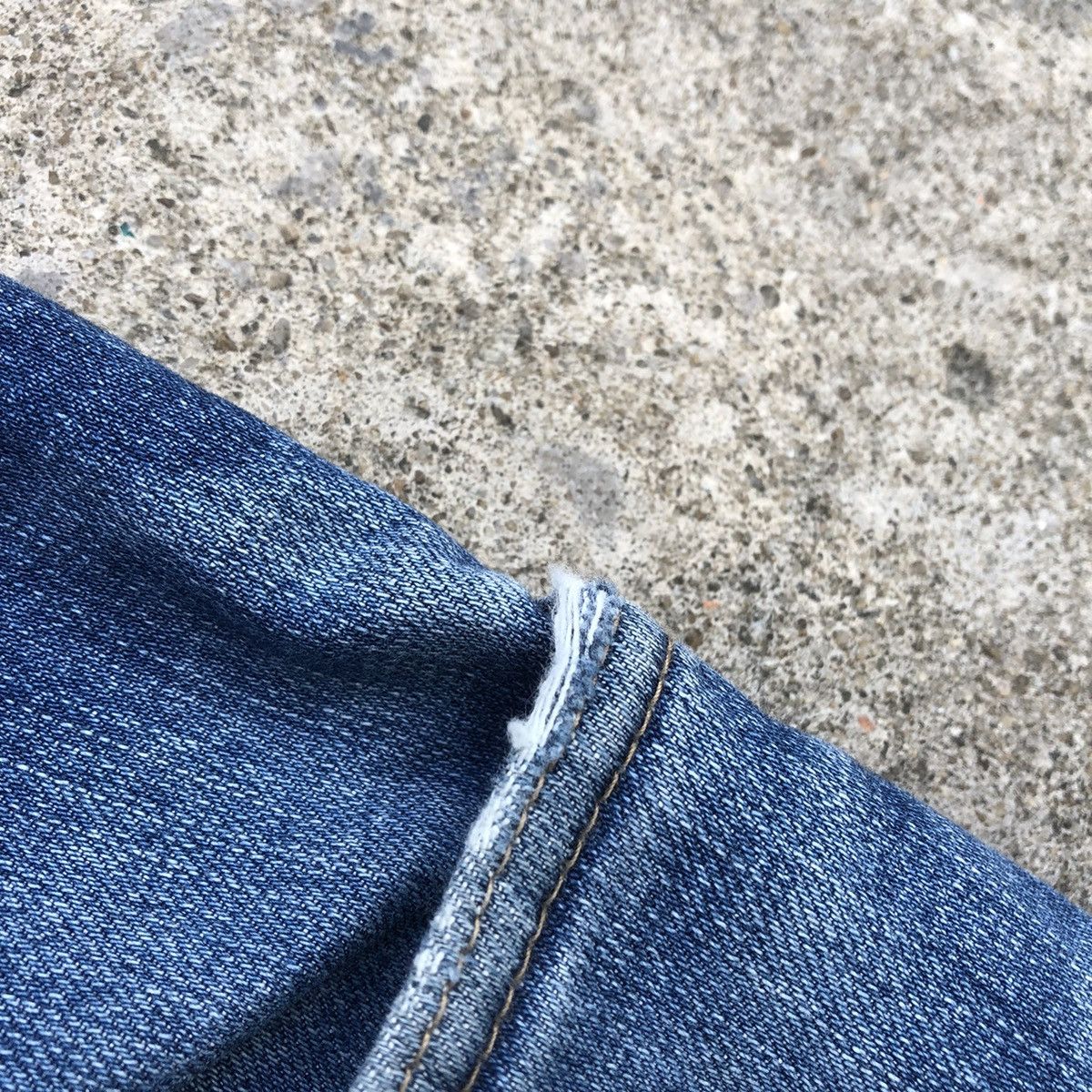 Japanese Brand 🔥Rare🔥Vintage Wolvo Stoned Wash Rips Distress Denim Jeans Size US 34 / EU 50 - 9 Thumbnail