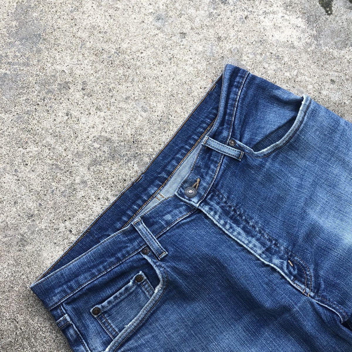 Japanese Brand 🔥Rare🔥Vintage Wolvo Stoned Wash Rips Distress Denim Jeans Size US 34 / EU 50 - 11 Thumbnail