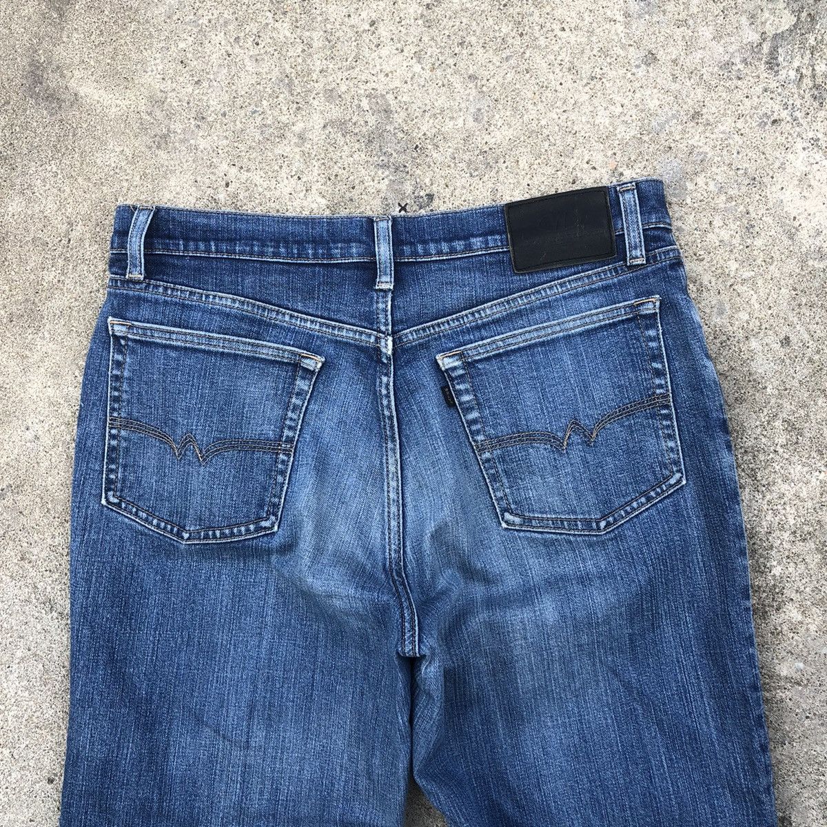 Japanese Brand 🔥Rare🔥Vintage Wolvo Stoned Wash Rips Distress Denim Jeans Size US 34 / EU 50 - 5 Thumbnail