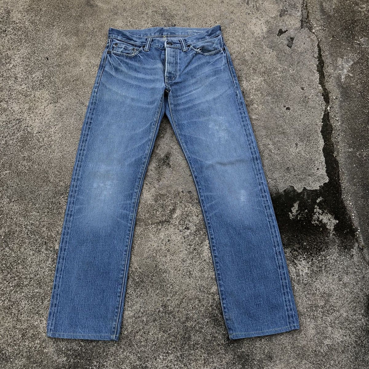 Japanese Brand × URBAN RESEARCH DOORS 🔥Rare🔥🇯🇵Urban Research Stoned Wash Distress Denim Jeans Size US 31 - 1 Thumbnail