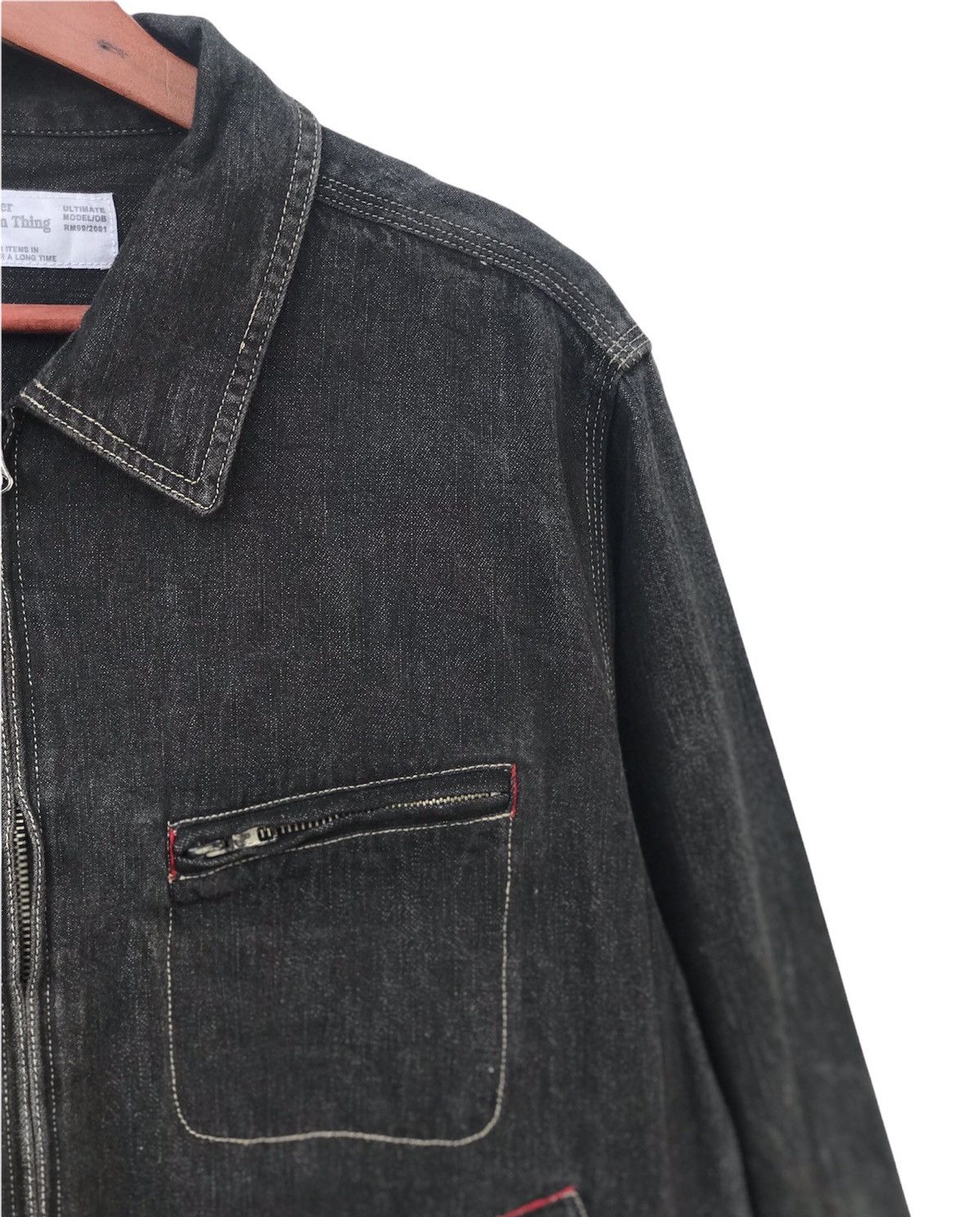 Japanese Brand Never Seen Thing Jacket Denim Size US M / EU 48-50 / 2 - 4 Thumbnail