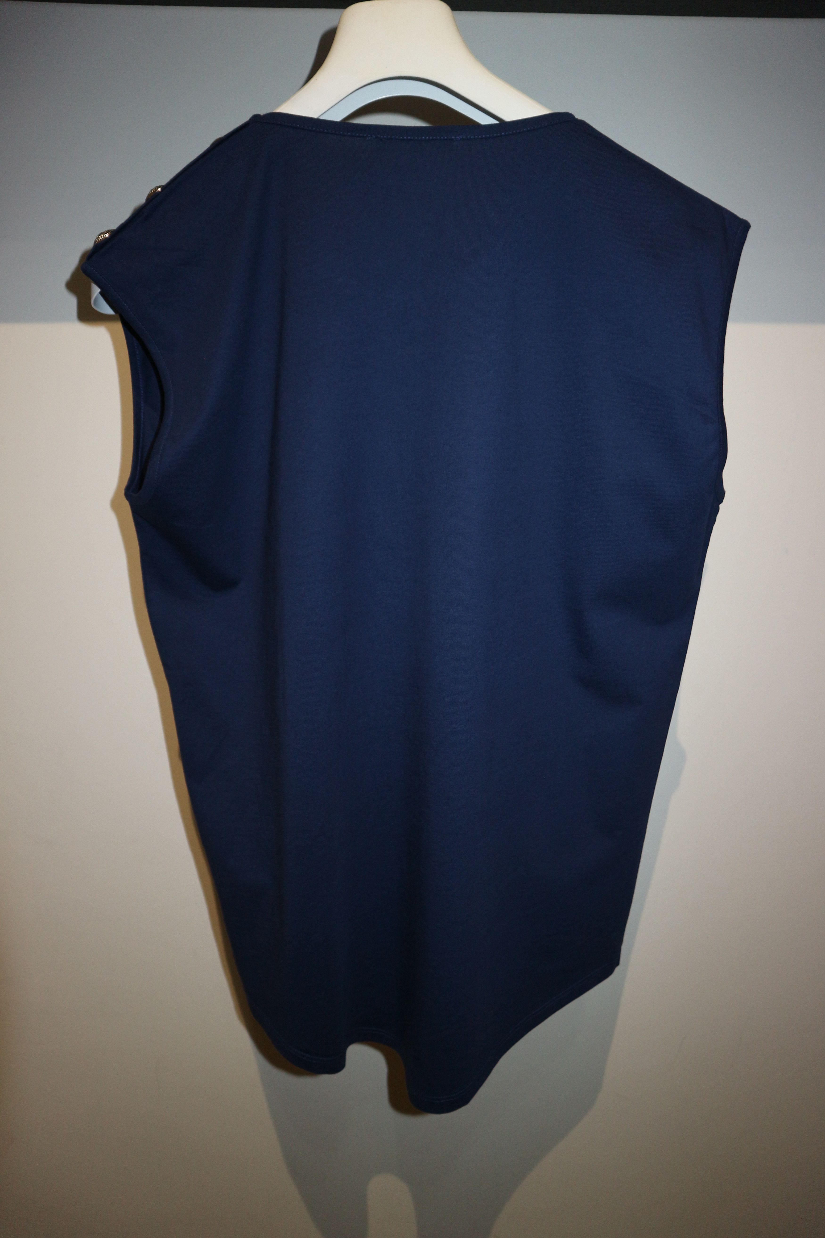 Balmain Shoulder buttonslogo print tanktop Size XXL / US 16-18 / IT 52-54 - 6 Thumbnail