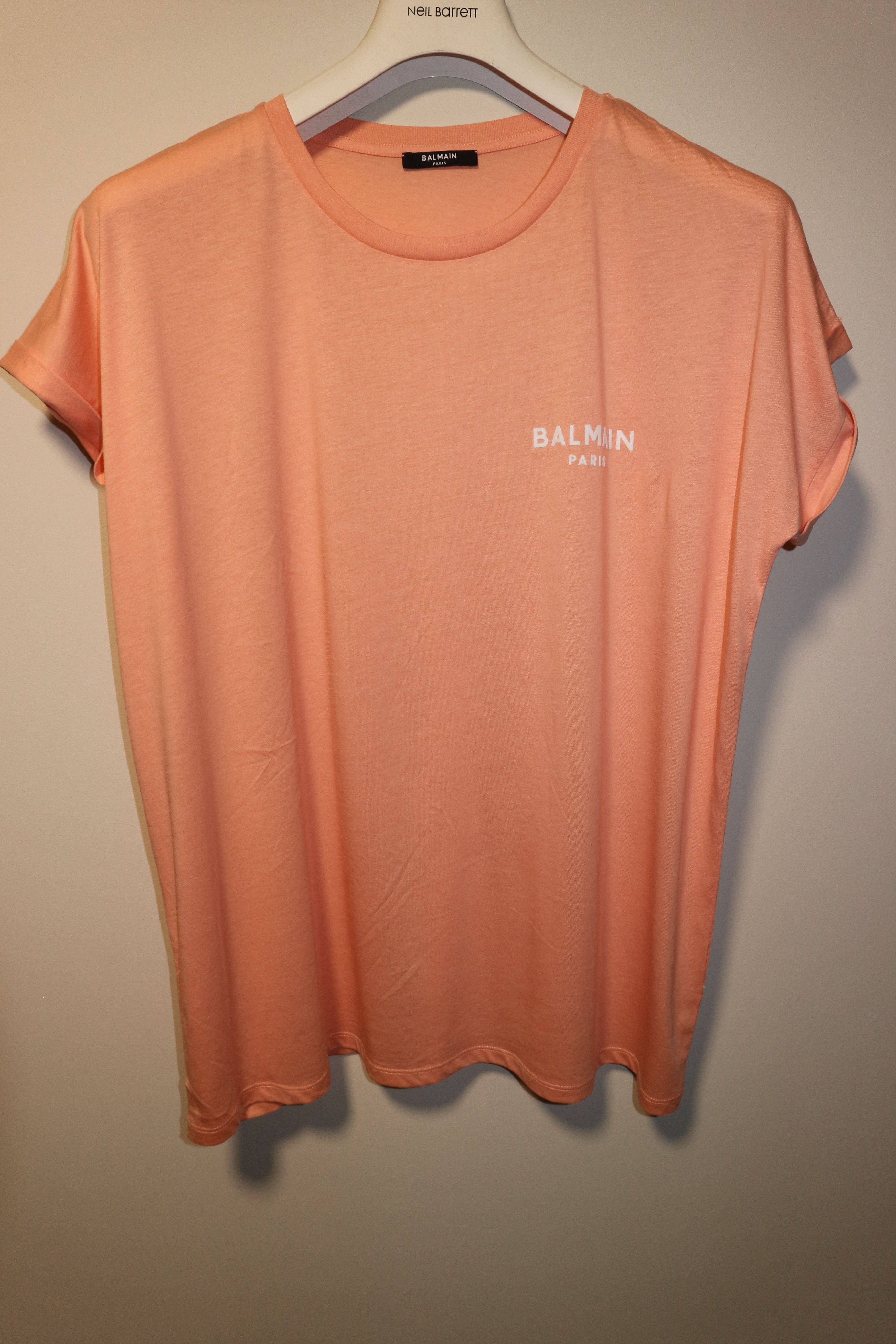 Balmain Flock print tshirt Size XXL / US 16-18 / IT 52-54 - 1 Thumbnail