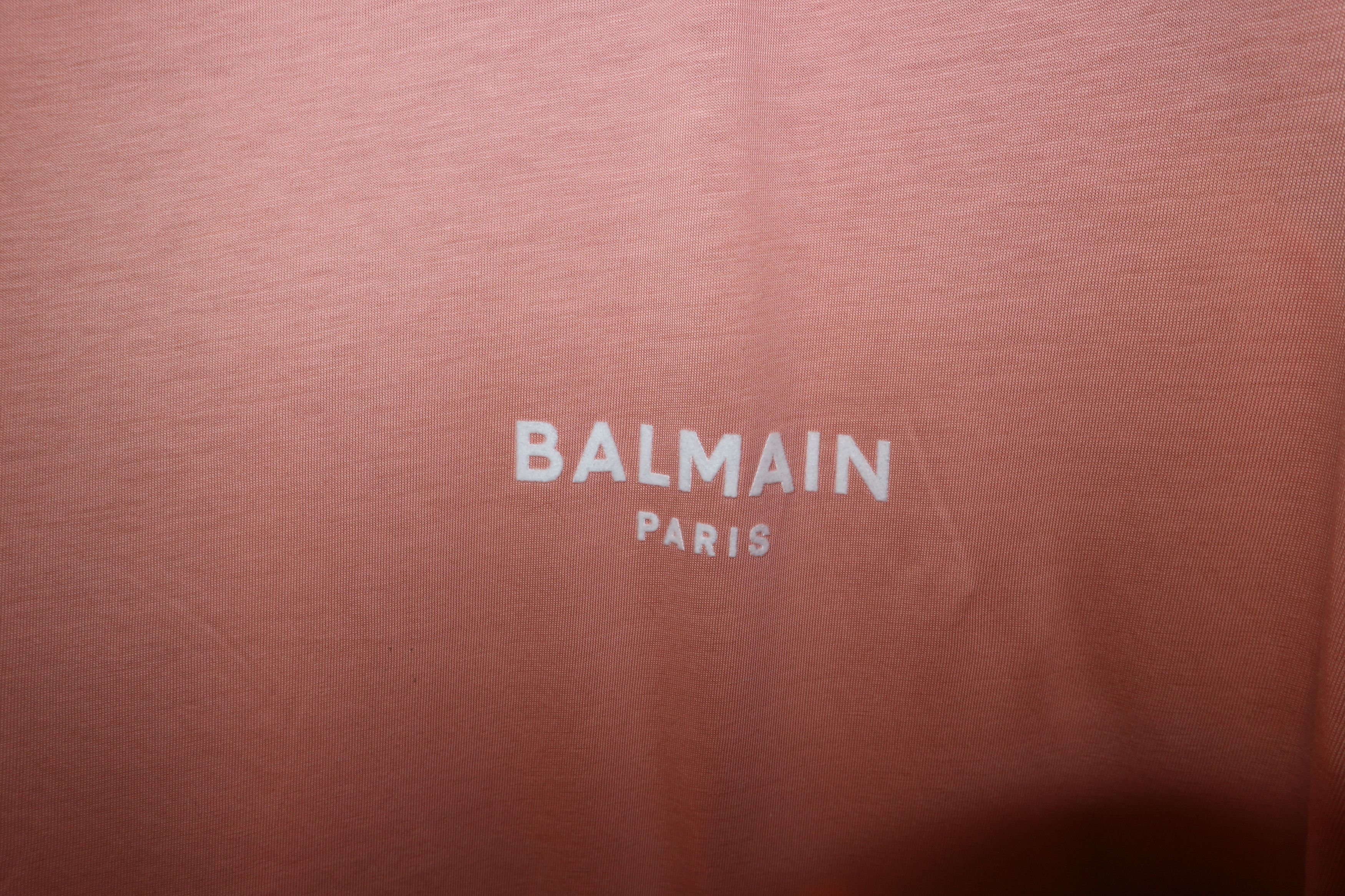 Balmain Flock print tshirt Size XXL / US 16-18 / IT 52-54 - 2 Thumbnail