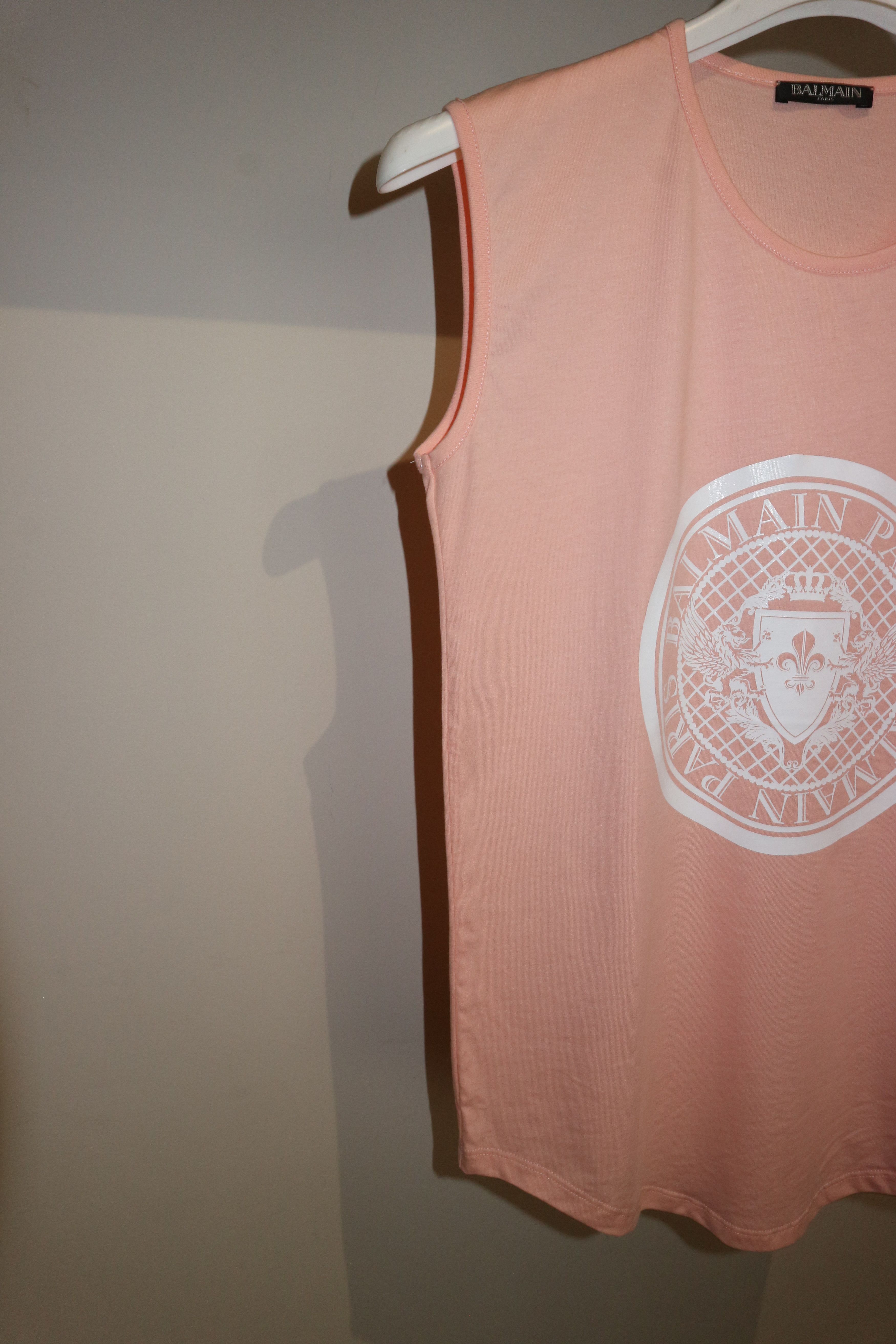 Balmain LOGO PRINT TANKTOP Size S / US 4 / IT 40 - 6 Thumbnail