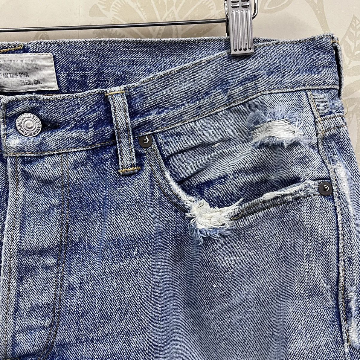 Simon Miller Distressed Flare Simon Miller Blue Redline Selvedge Size US 36 / EU 52 - 6 Thumbnail