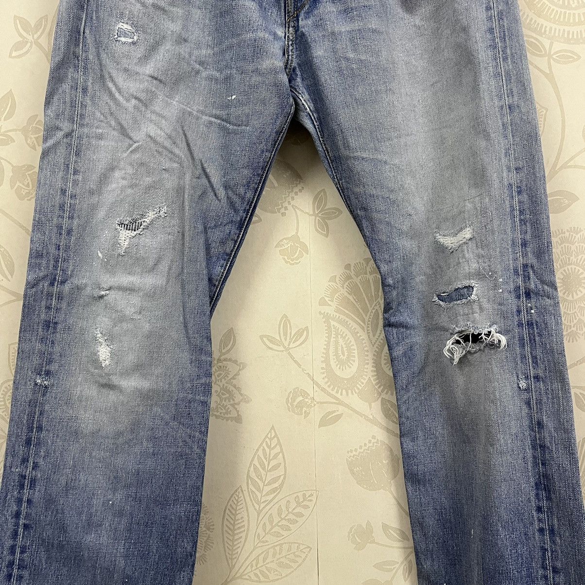 Simon Miller Distressed Flare Simon Miller Blue Redline Selvedge Size US 36 / EU 52 - 7 Thumbnail