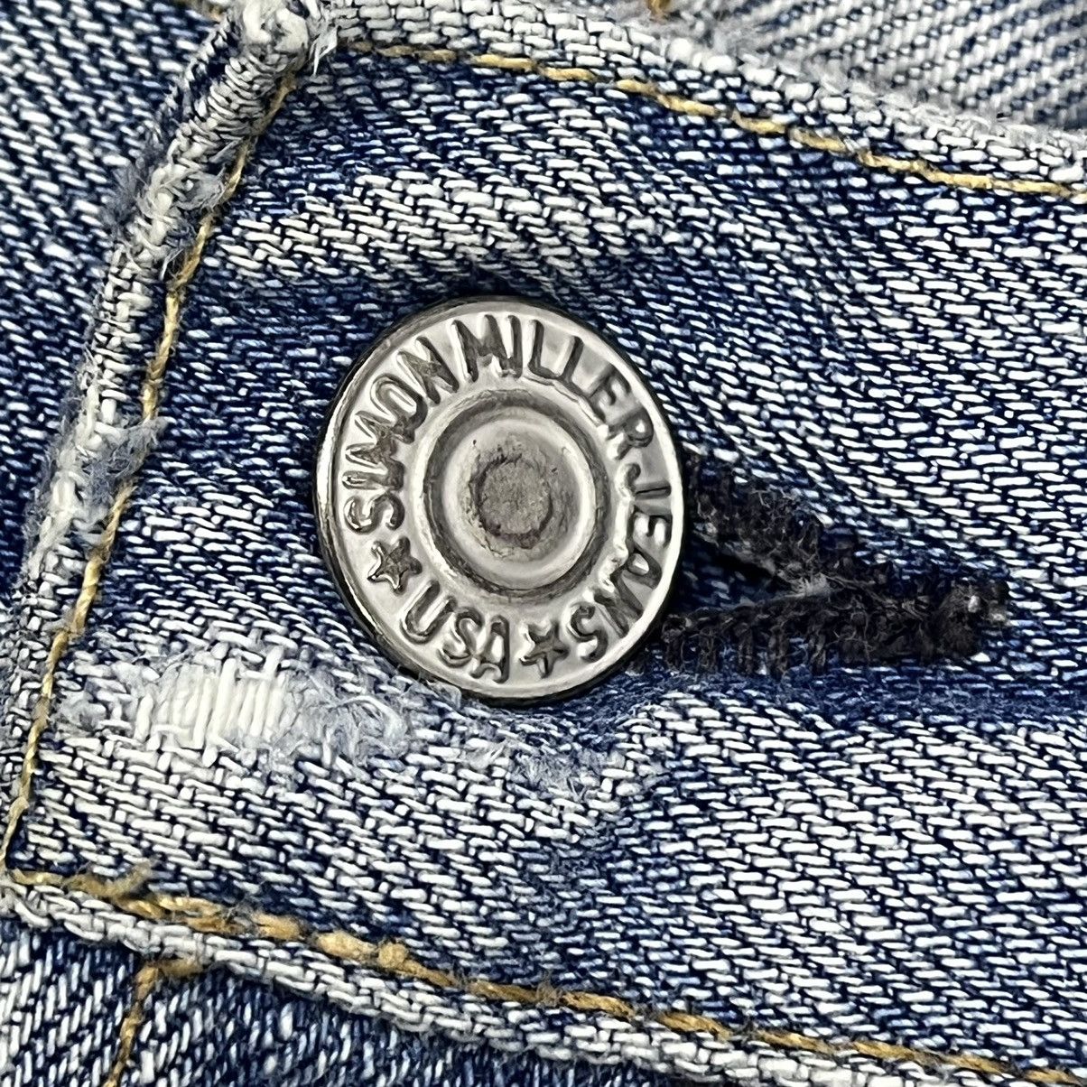 Simon Miller Distressed Flare Simon Miller Blue Redline Selvedge Size US 36 / EU 52 - 17 Thumbnail