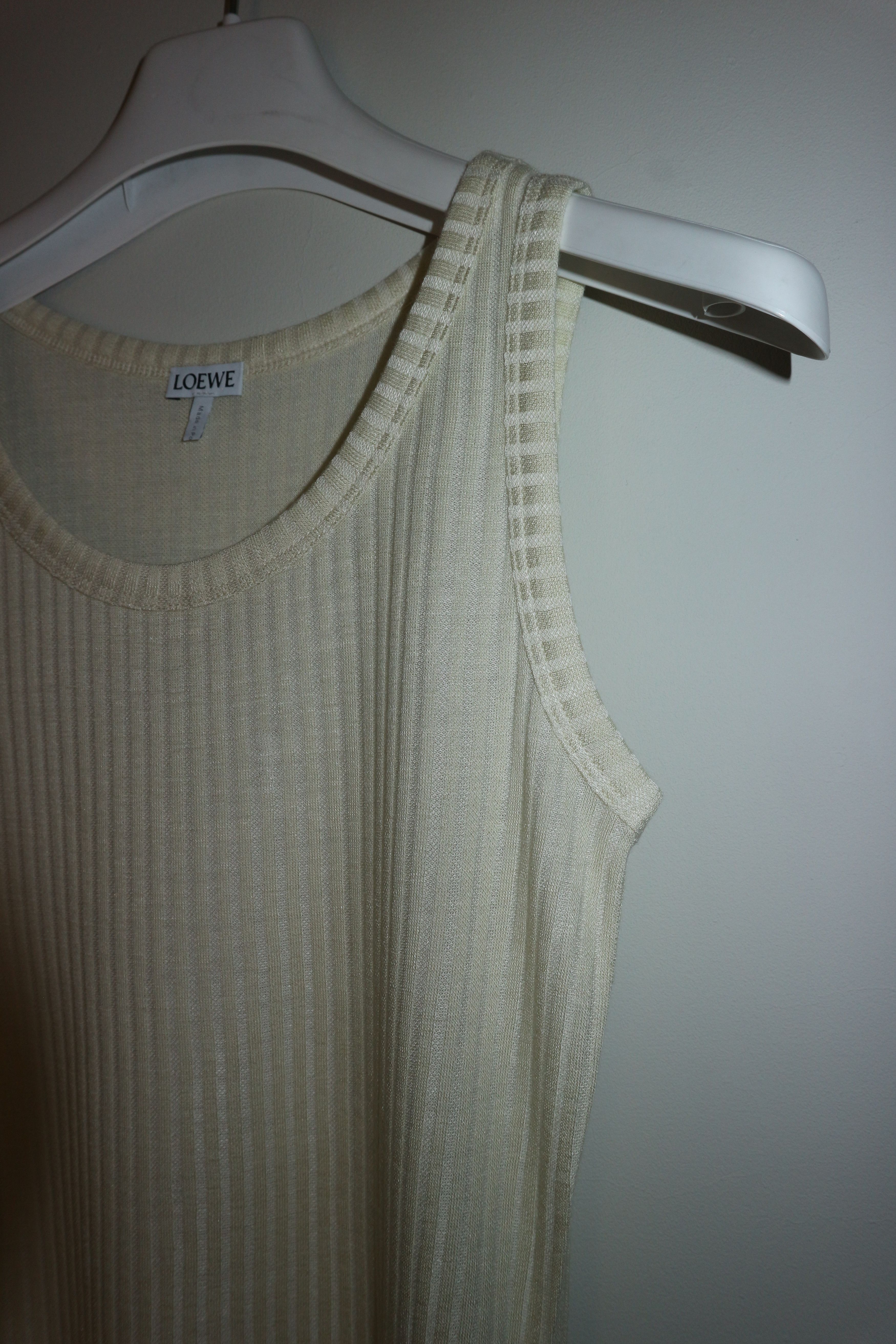 Loewe Silk and cotton rib tanktop brand new with tags Size S / US 4 / IT 40 - 5 Thumbnail