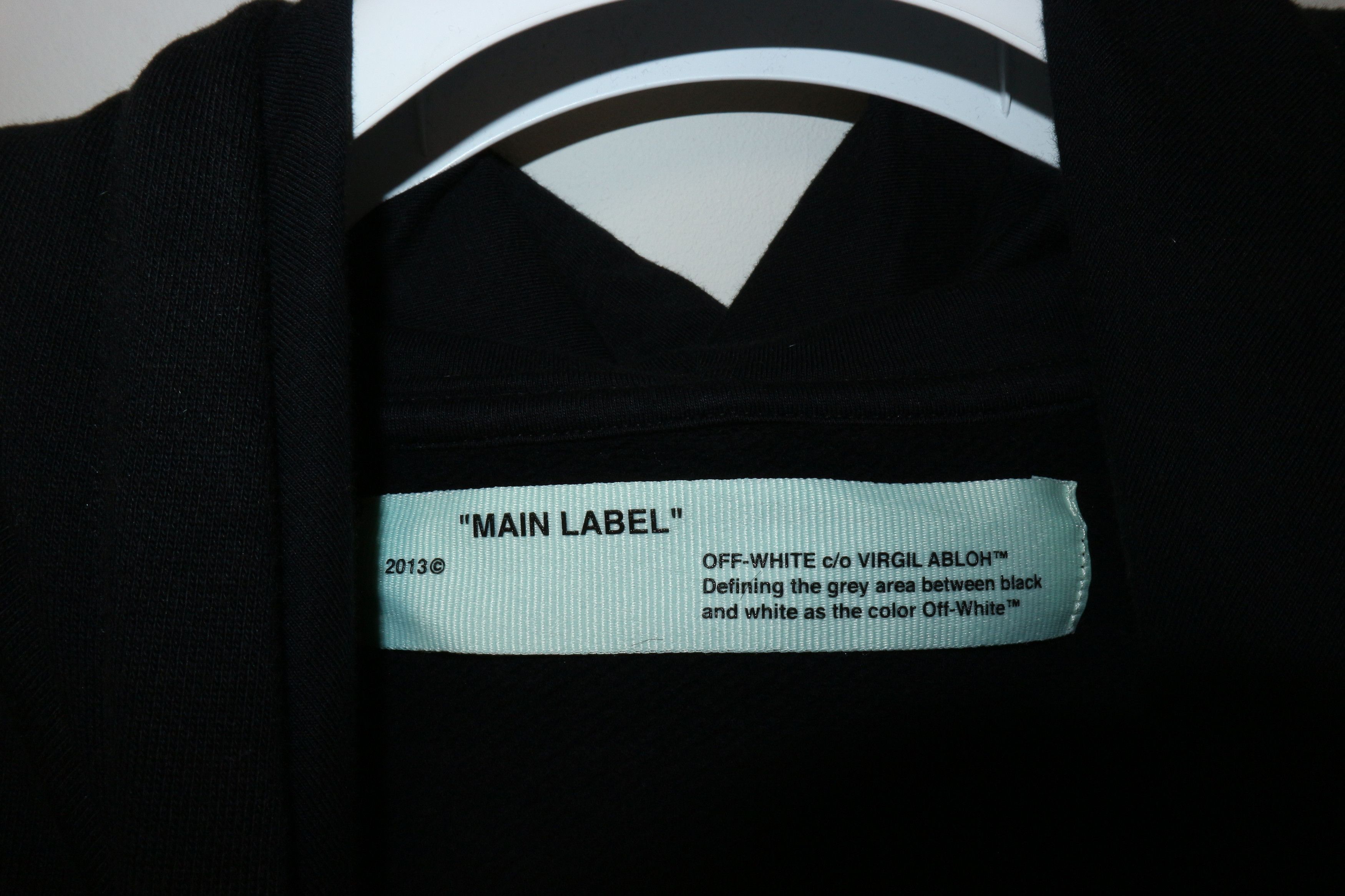 Off-White Women's flock print logo hoodie Size XS / US 0-2 / IT 36-38 - 7 Thumbnail