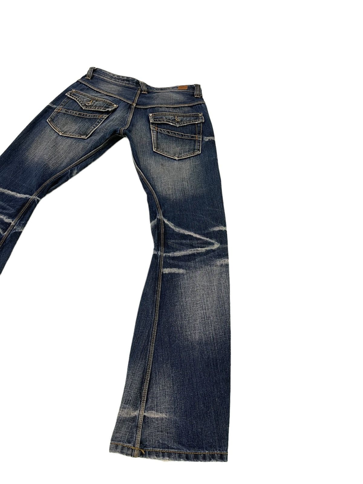HIDEAWAYS Flare Jeans Nicole Denim Acid Wash Curve Leg Boot Cut 1🟦3 Size US 29 - 13 Thumbnail