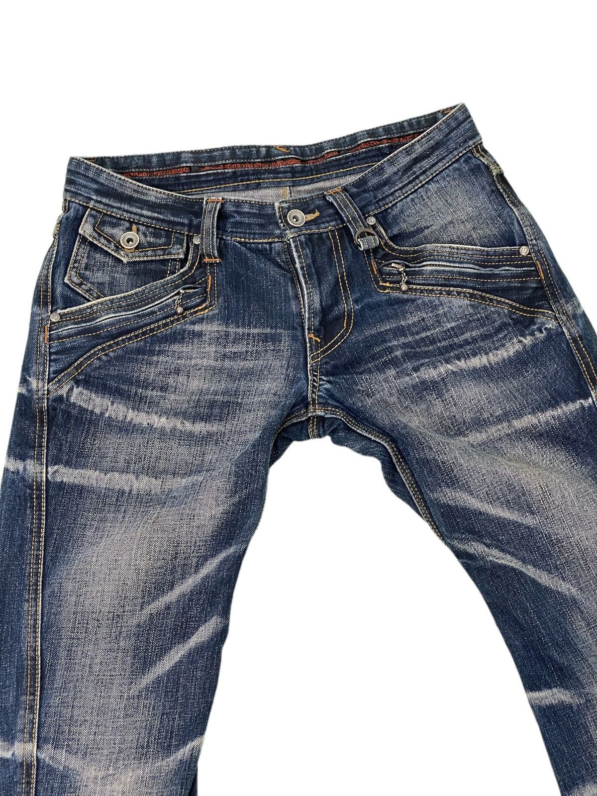 HIDEAWAYS Flare Jeans Nicole Denim Acid Wash Curve Leg Boot Cut 1🟦3 Size US 29 - 8 Thumbnail