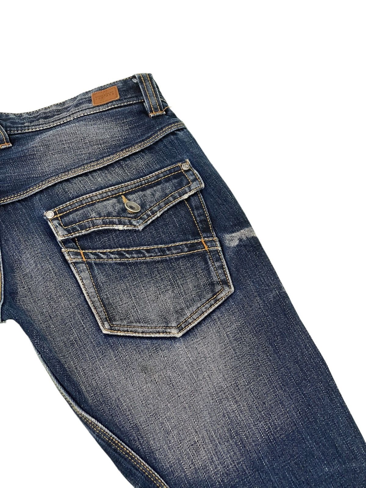 HIDEAWAYS Flare Jeans Nicole Denim Acid Wash Curve Leg Boot Cut 1🟦3 Size US 29 - 17 Thumbnail