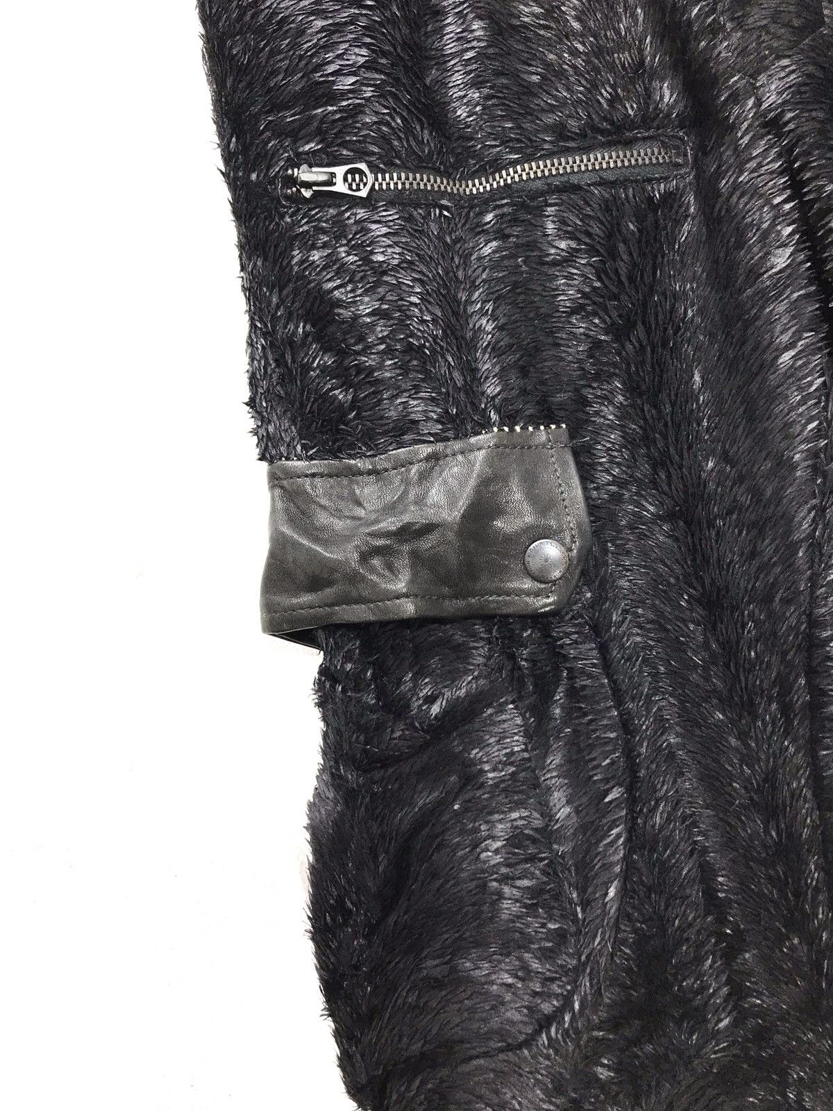 FranCisT MOR.K.S 🕊Rayon Feathers Style Cargo Cropped Horse Leather Flap 3🟦2 Size US 28 / EU 44 - 3 Thumbnail