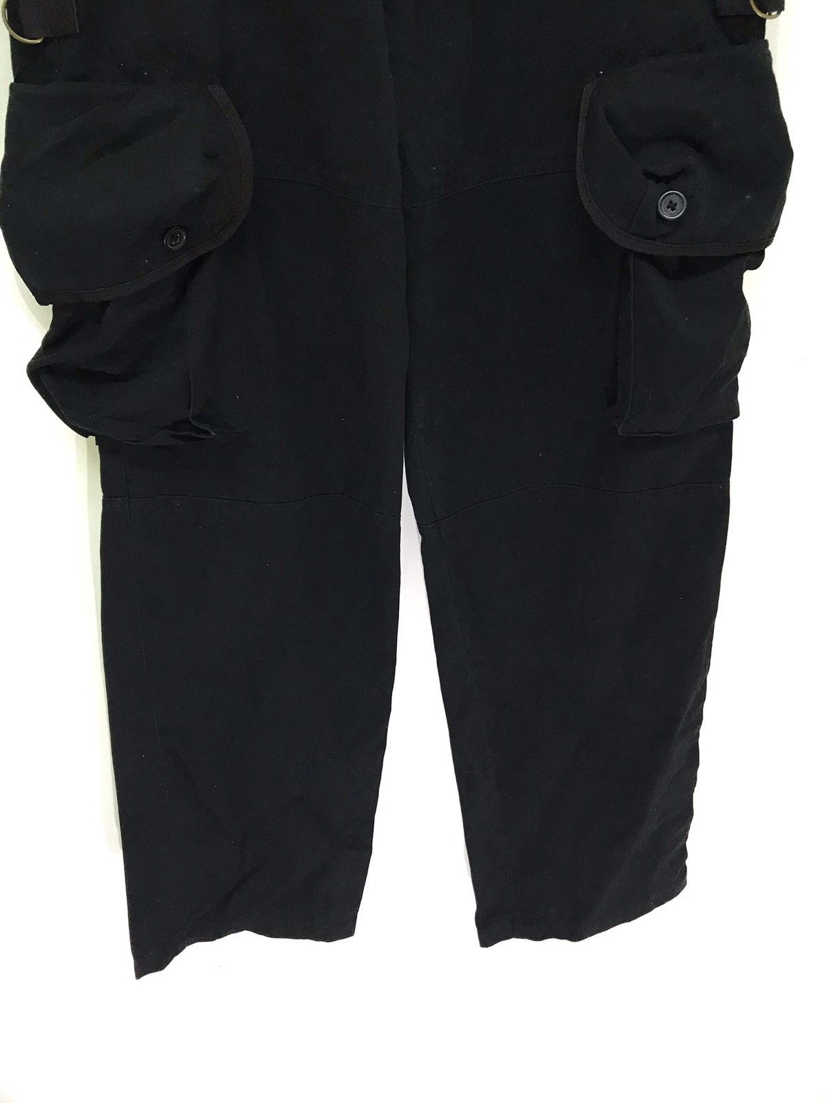 Japanese Brand Amore Puro Cargo Pant Black Wide Size US 29 - 3 Thumbnail