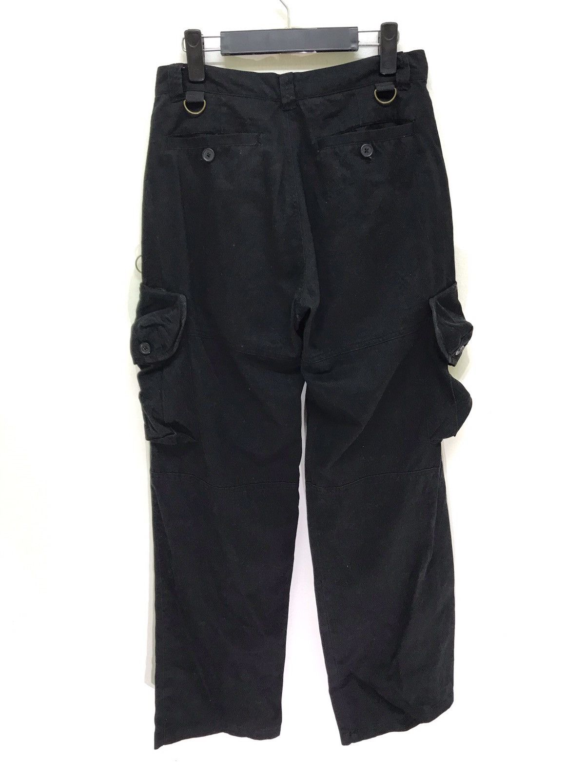 Japanese Brand Amore Puro Cargo Pant Black Wide Size US 29 - 5 Thumbnail