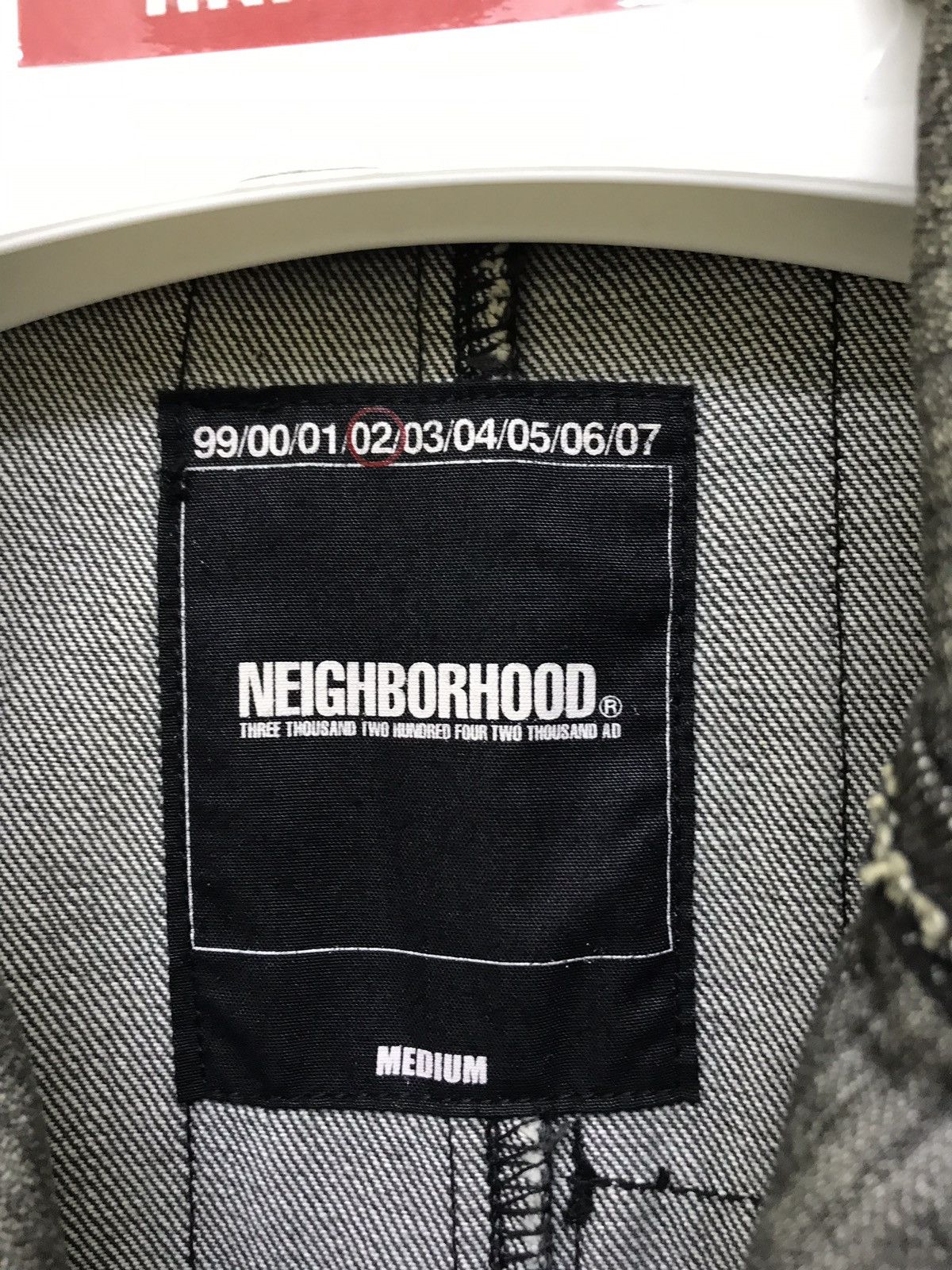 Japanese Brand Neighborhood 2002 Patchwork Gray Denim Workwear Jacket 4🟩7 Size US M / EU 48-50 / 2 - 8 Thumbnail