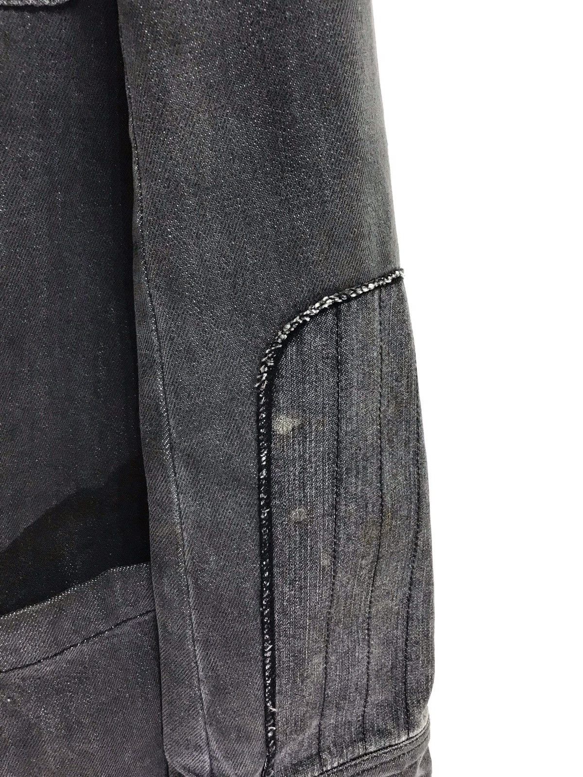 Japanese Brand Neighborhood 2002 Patchwork Gray Denim Workwear Jacket 4🟩7 Size US M / EU 48-50 / 2 - 4 Thumbnail
