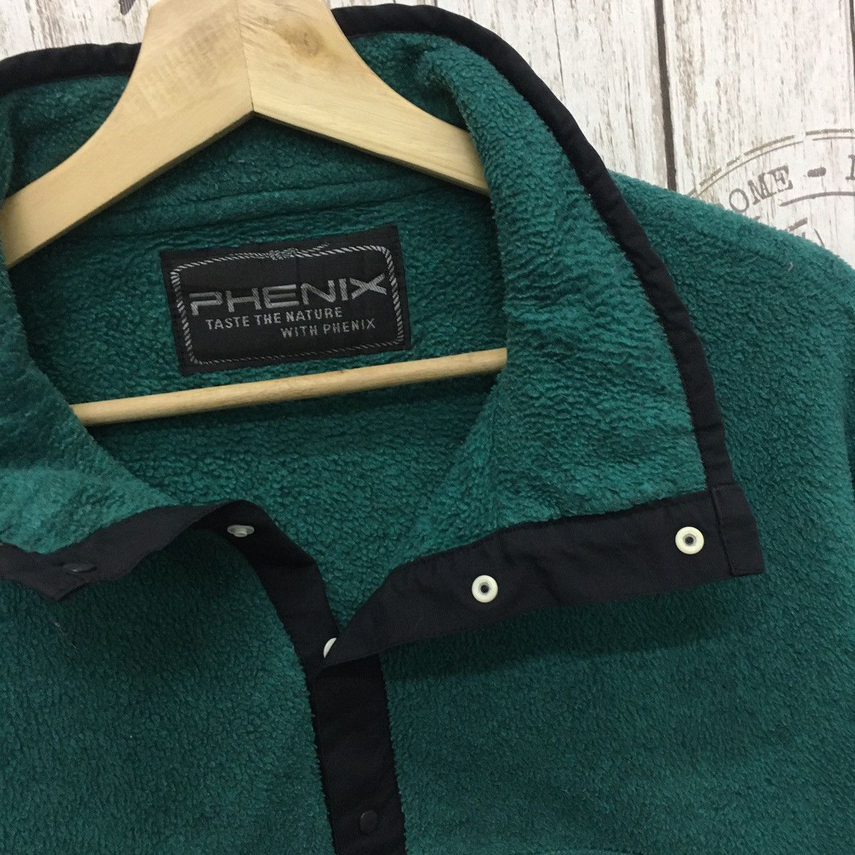 Japanese Brand × Polartec × Vintage Rare Vintage Phenix Polartec Half Snap Bottom Fleece Size US L / EU 52-54 / 3 - 9 Thumbnail