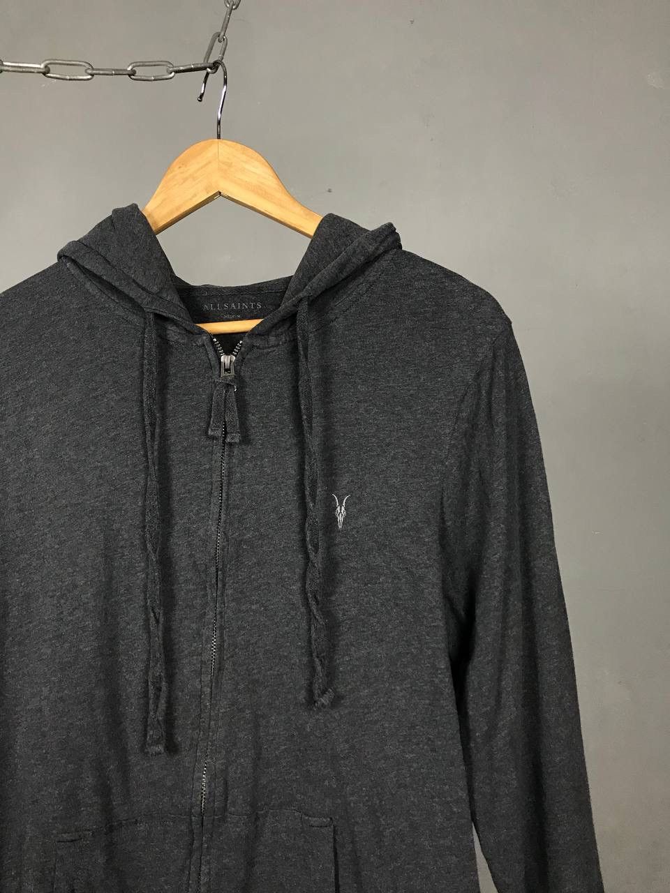 Allsaints Allsaints luxury streetwear zip hoodie Size US M / EU 48-50 / 2 - 2 Thumbnail