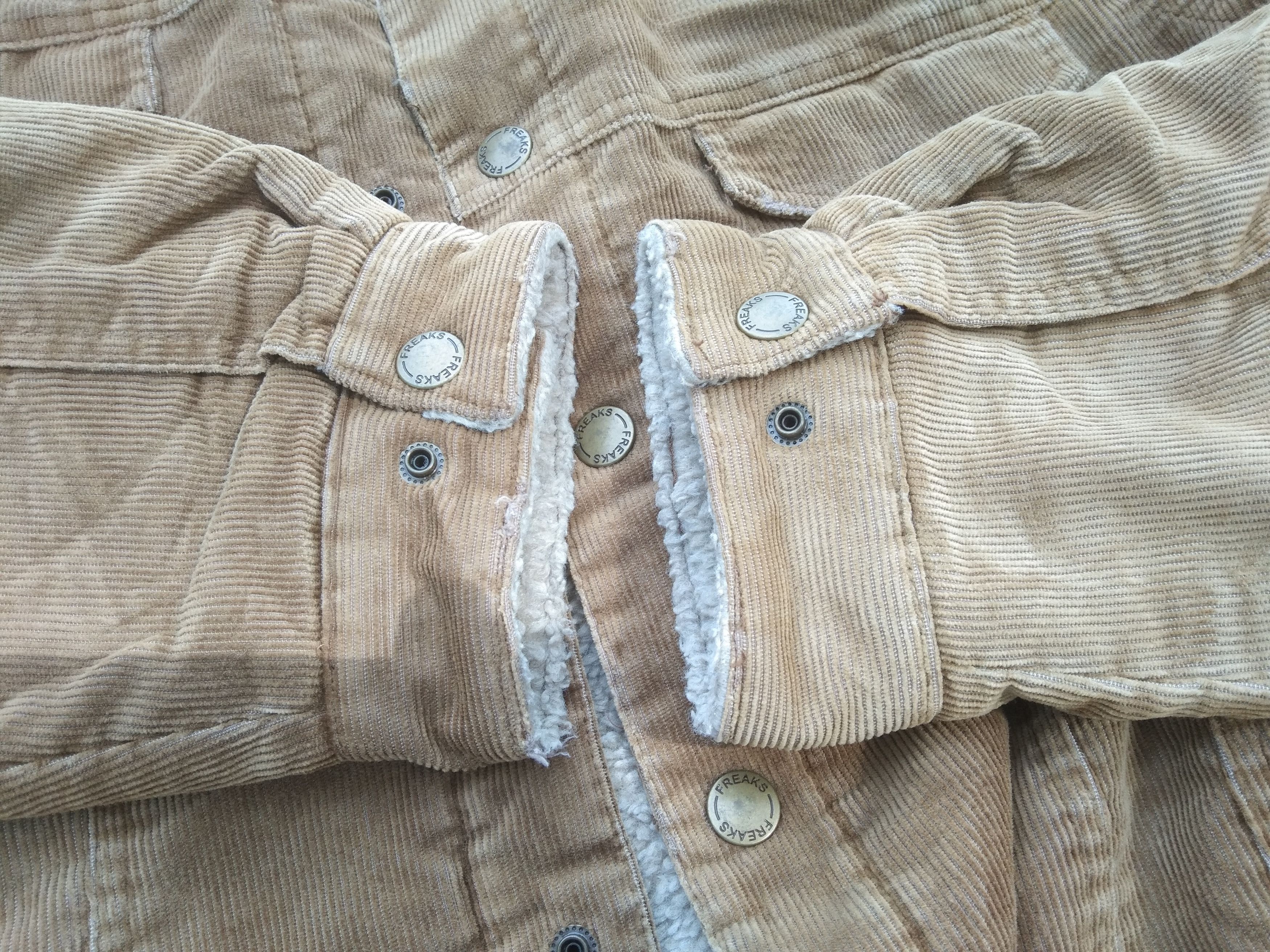 Japanese Brand FREAKS COLDUROY SHERPA JACKET@TRUCKER JACKET Size US M / EU 48-50 / 2 - 10 Thumbnail