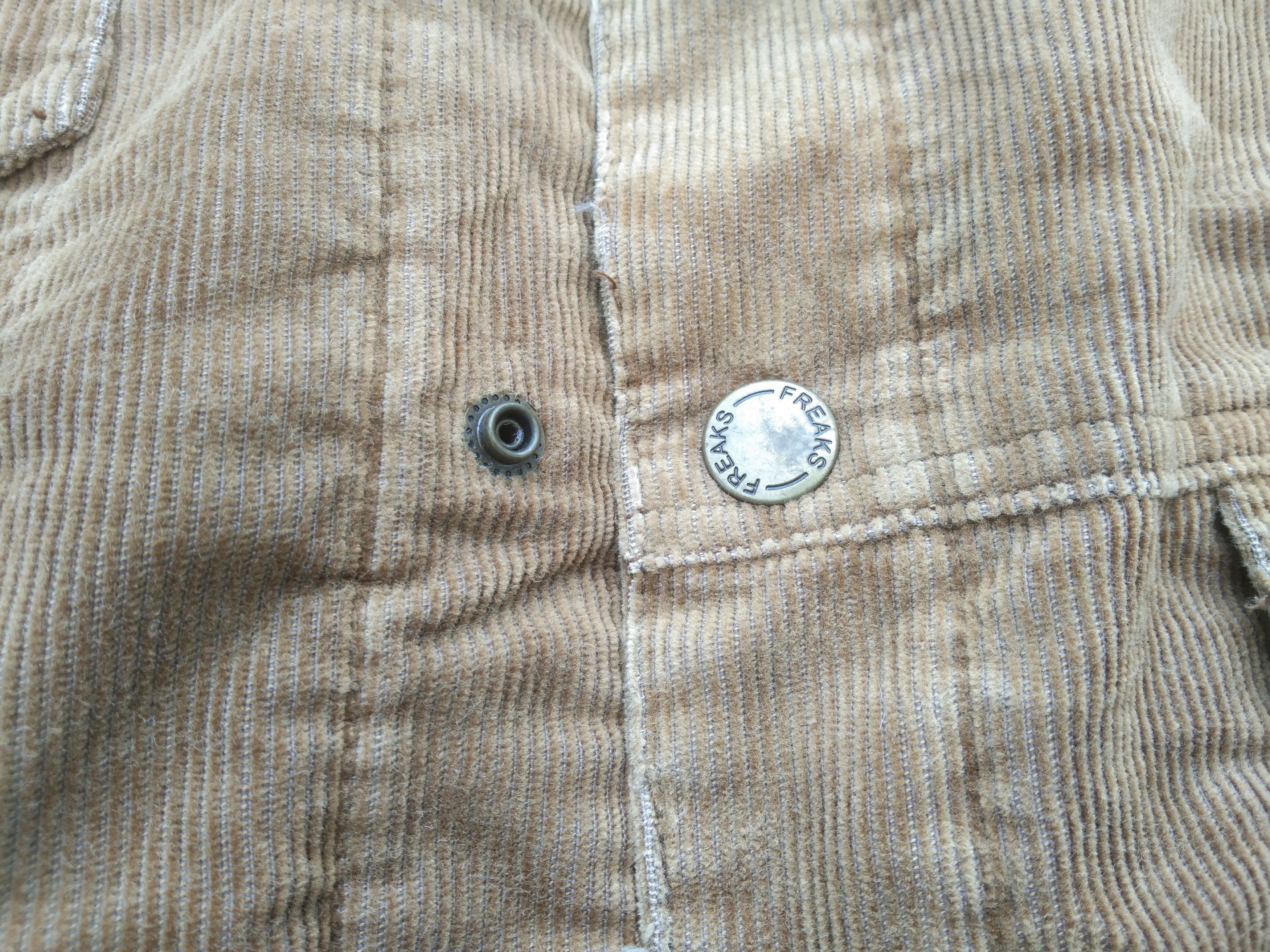 Japanese Brand FREAKS COLDUROY SHERPA JACKET@TRUCKER JACKET Size US M / EU 48-50 / 2 - 11 Thumbnail