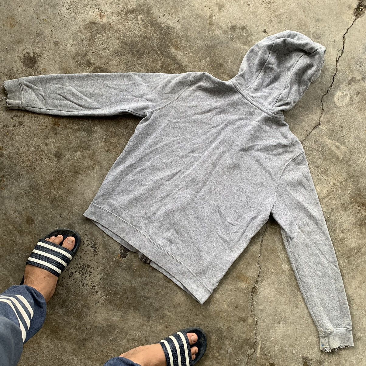 Nike × Vintage Nike hoodie zipper original distressed style Size XL / US 12-14 / IT 48-50 - 6 Thumbnail