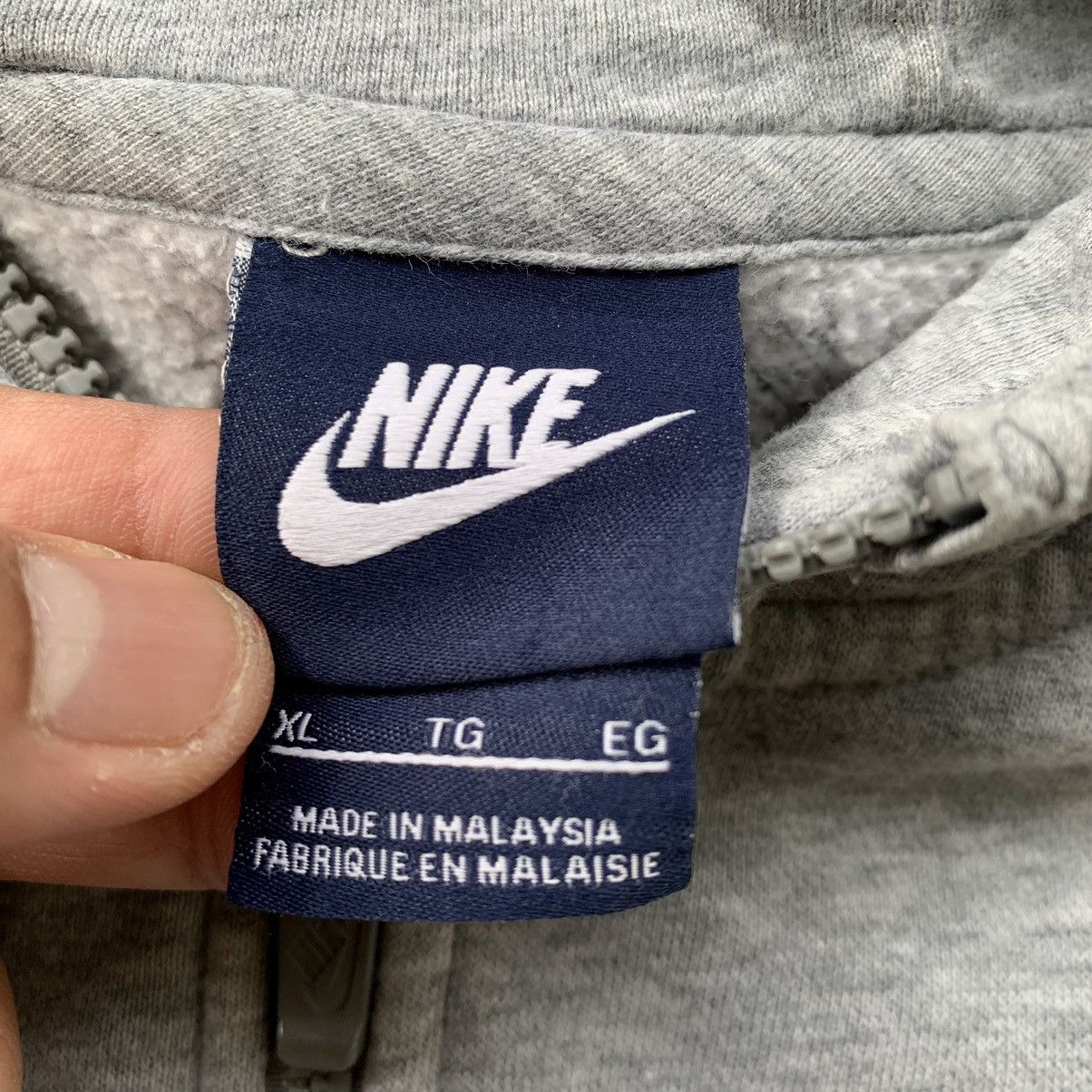 Nike × Vintage Nike hoodie zipper original distressed style Size XL / US 12-14 / IT 48-50 - 15 Thumbnail