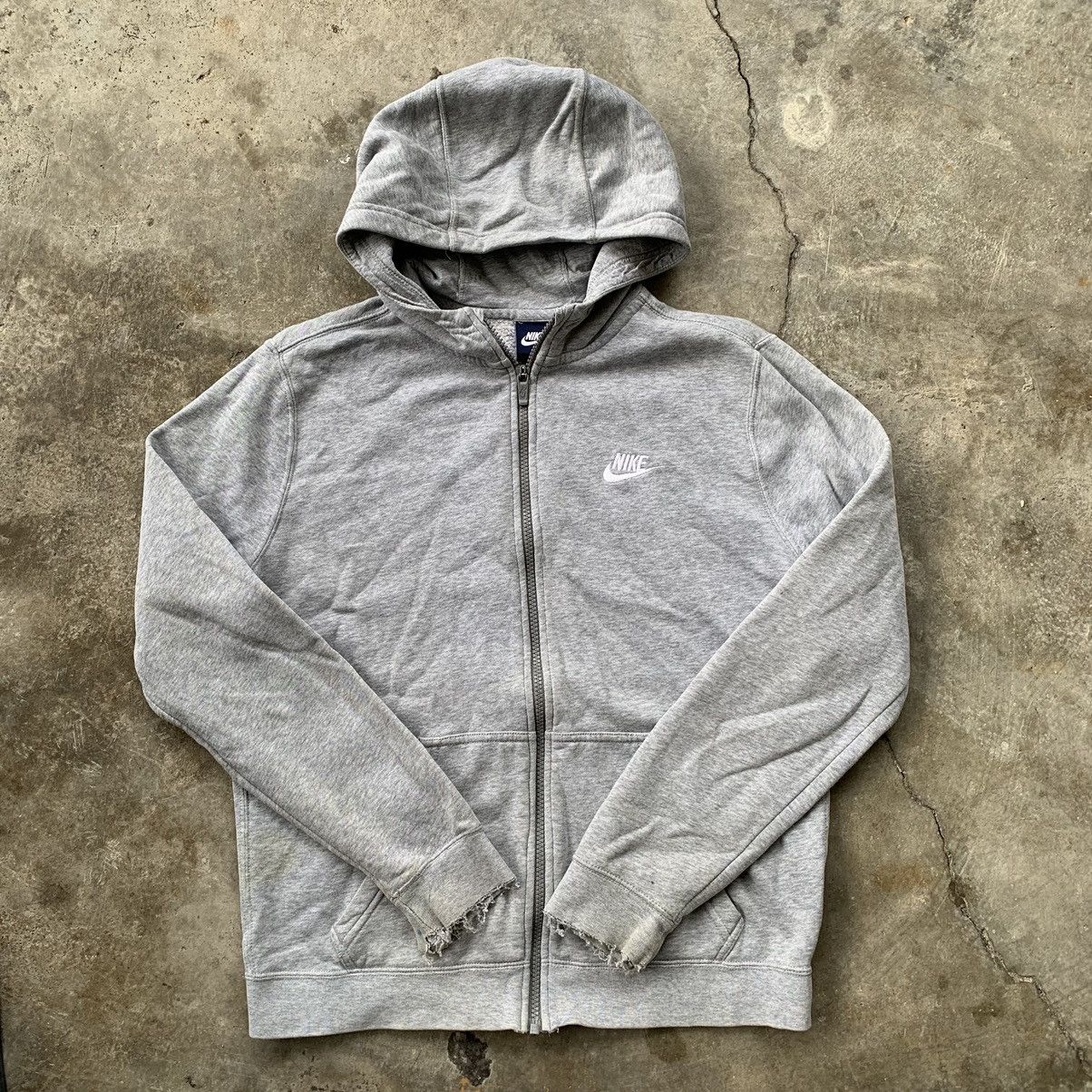 Nike × Vintage Nike hoodie zipper original distressed style Size XL / US 12-14 / IT 48-50 - 1 Thumbnail