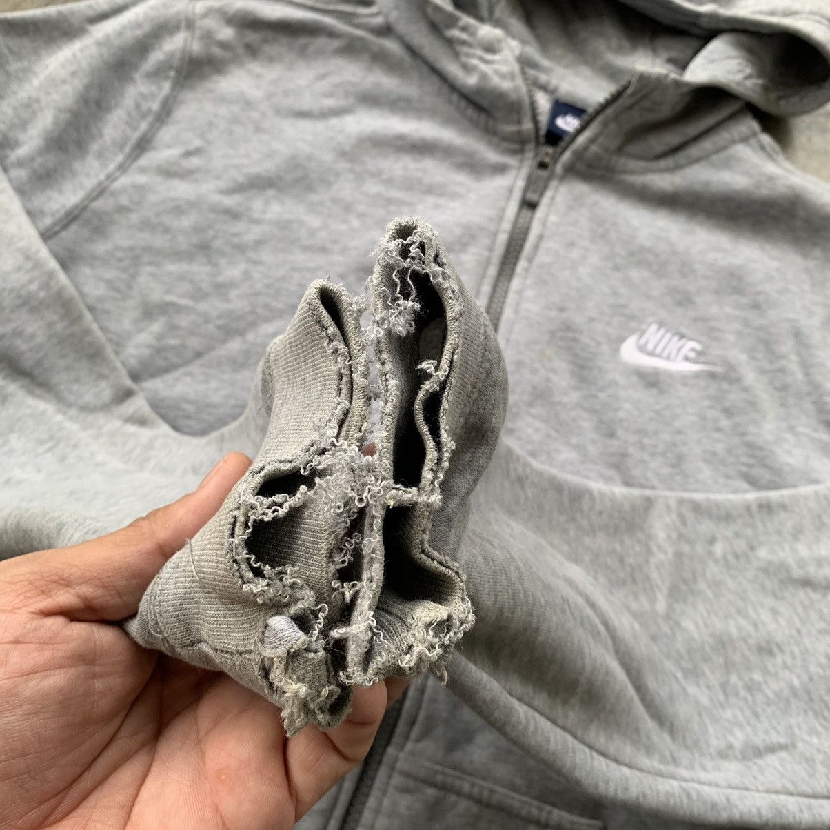 Nike × Vintage Nike hoodie zipper original distressed style Size XL / US 12-14 / IT 48-50 - 16 Thumbnail