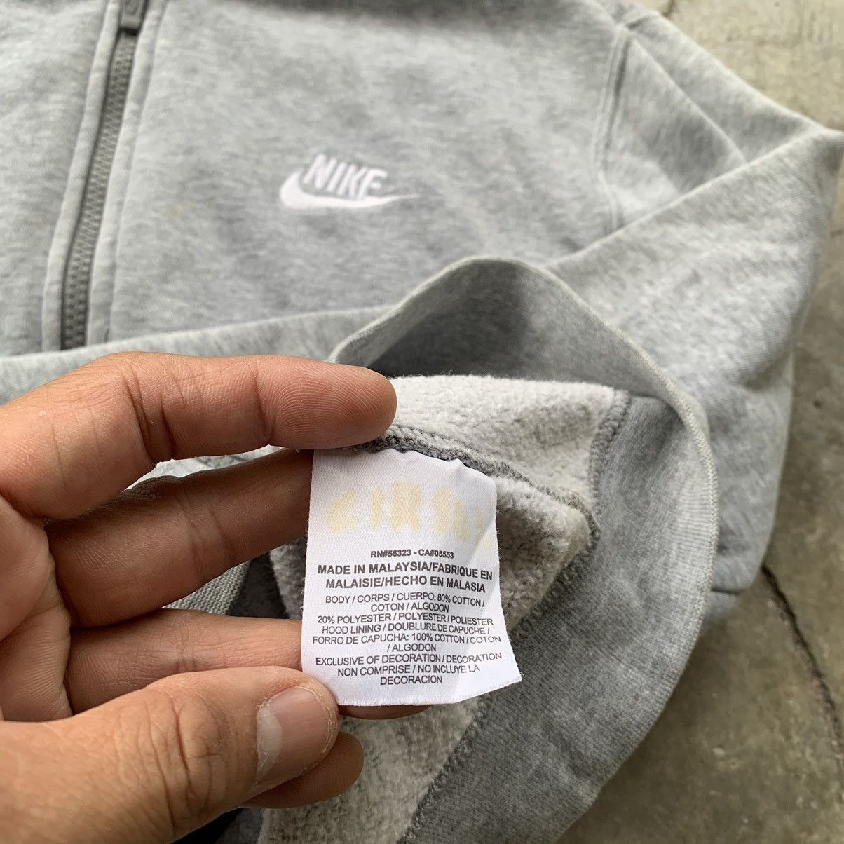 Nike × Vintage Nike hoodie zipper original distressed style Size XL / US 12-14 / IT 48-50 - 17 Thumbnail