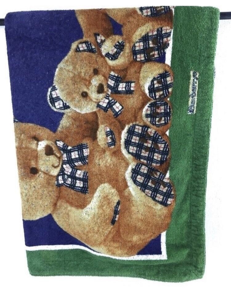 Vintage Burberrys Of London Bear Big Towel