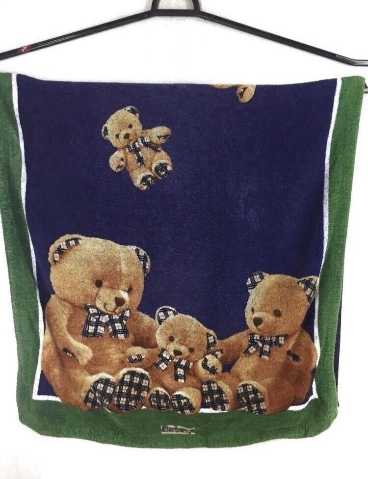 Burberry × Burberry Prorsum Vintage Burberrys Of London Bear Big Towel Size ONE SIZE - 4 Thumbnail